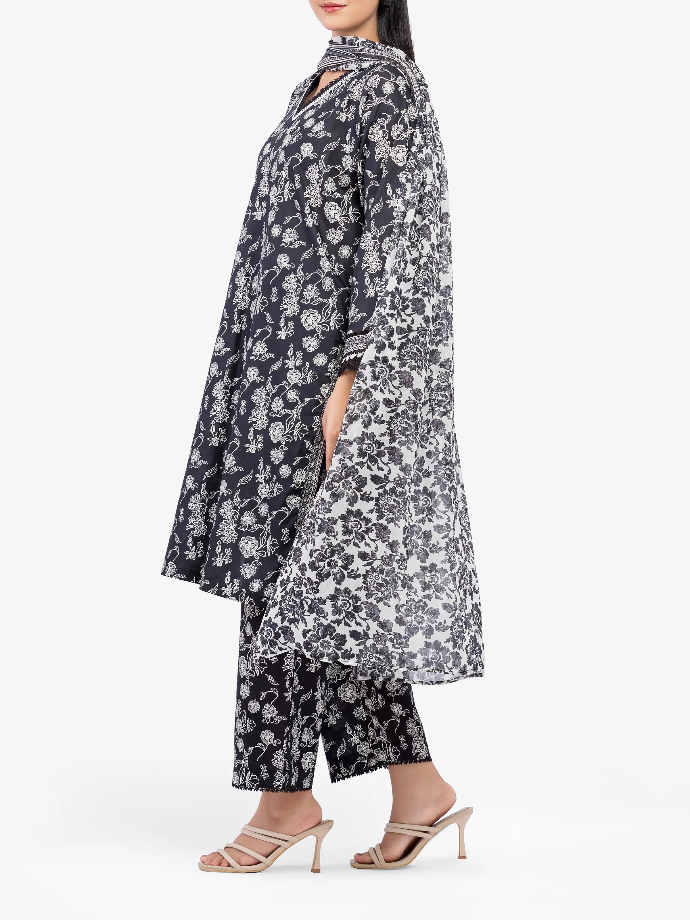 Printed Cambric Suit - EWTKP5-81702-3P - Image 4