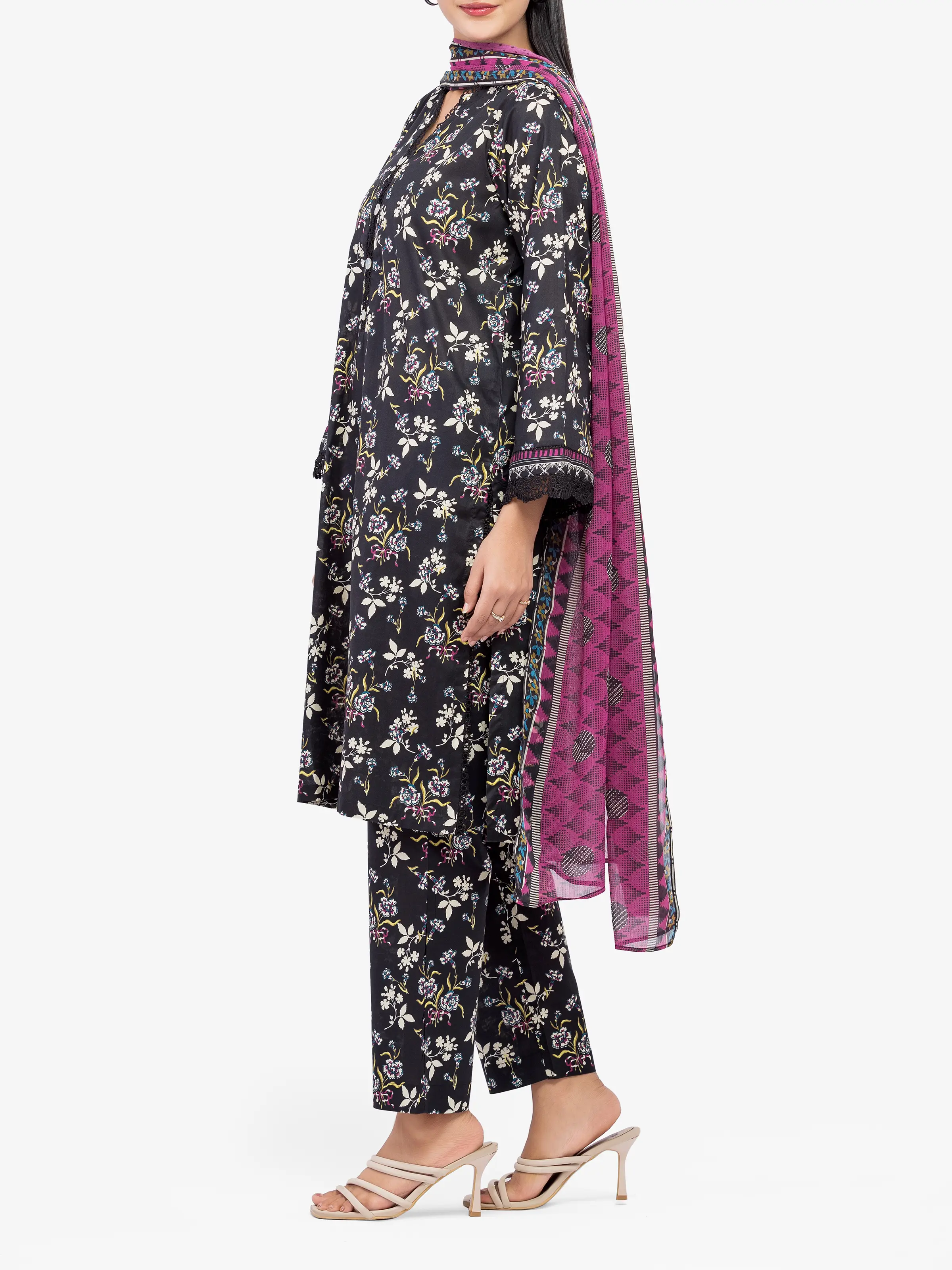 Printed Cambric Suit - EWTKP5-81704-3P - Image 4