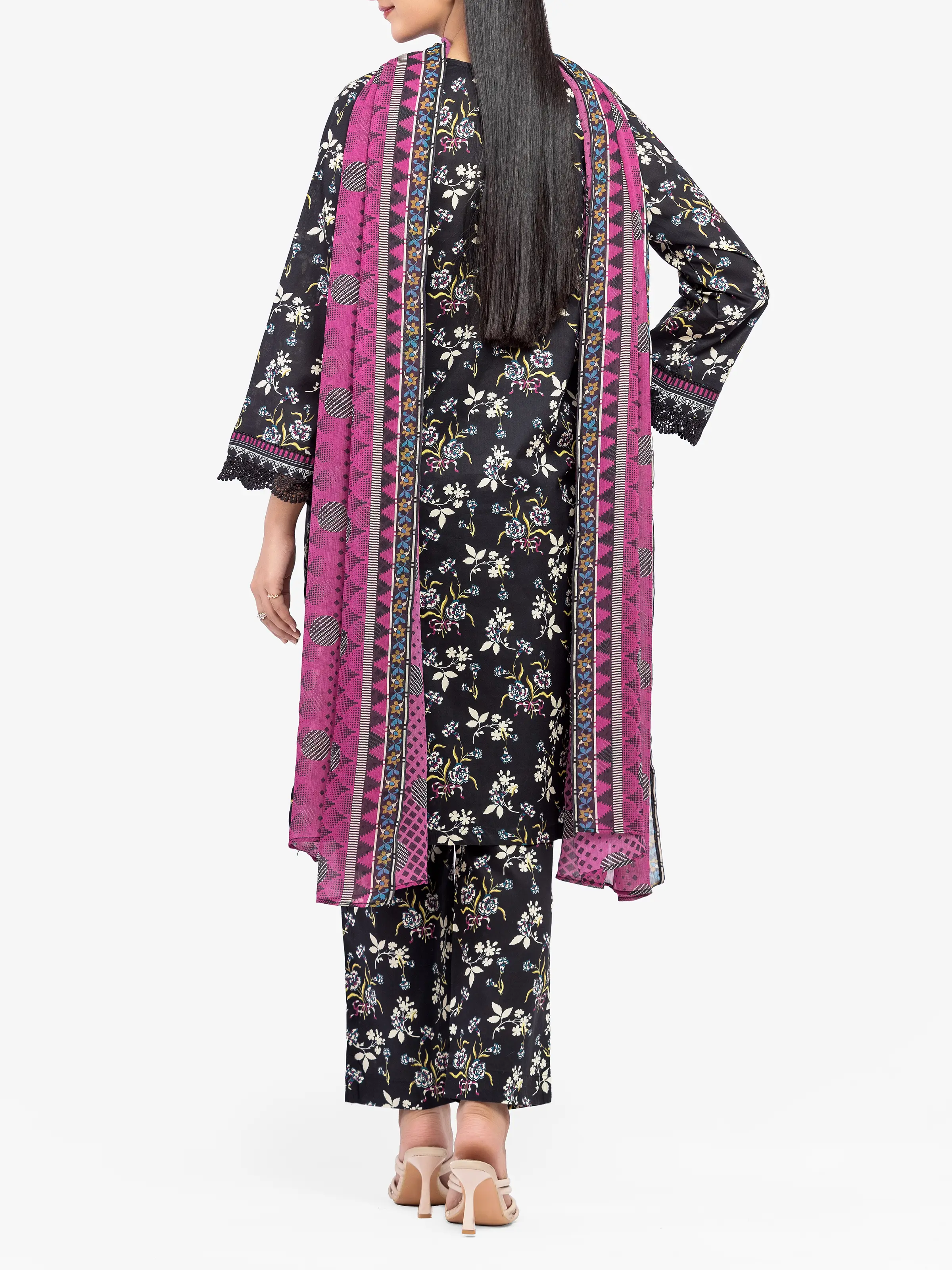 Printed Cambric Suit - EWTKP5-81704-3P - Image 5