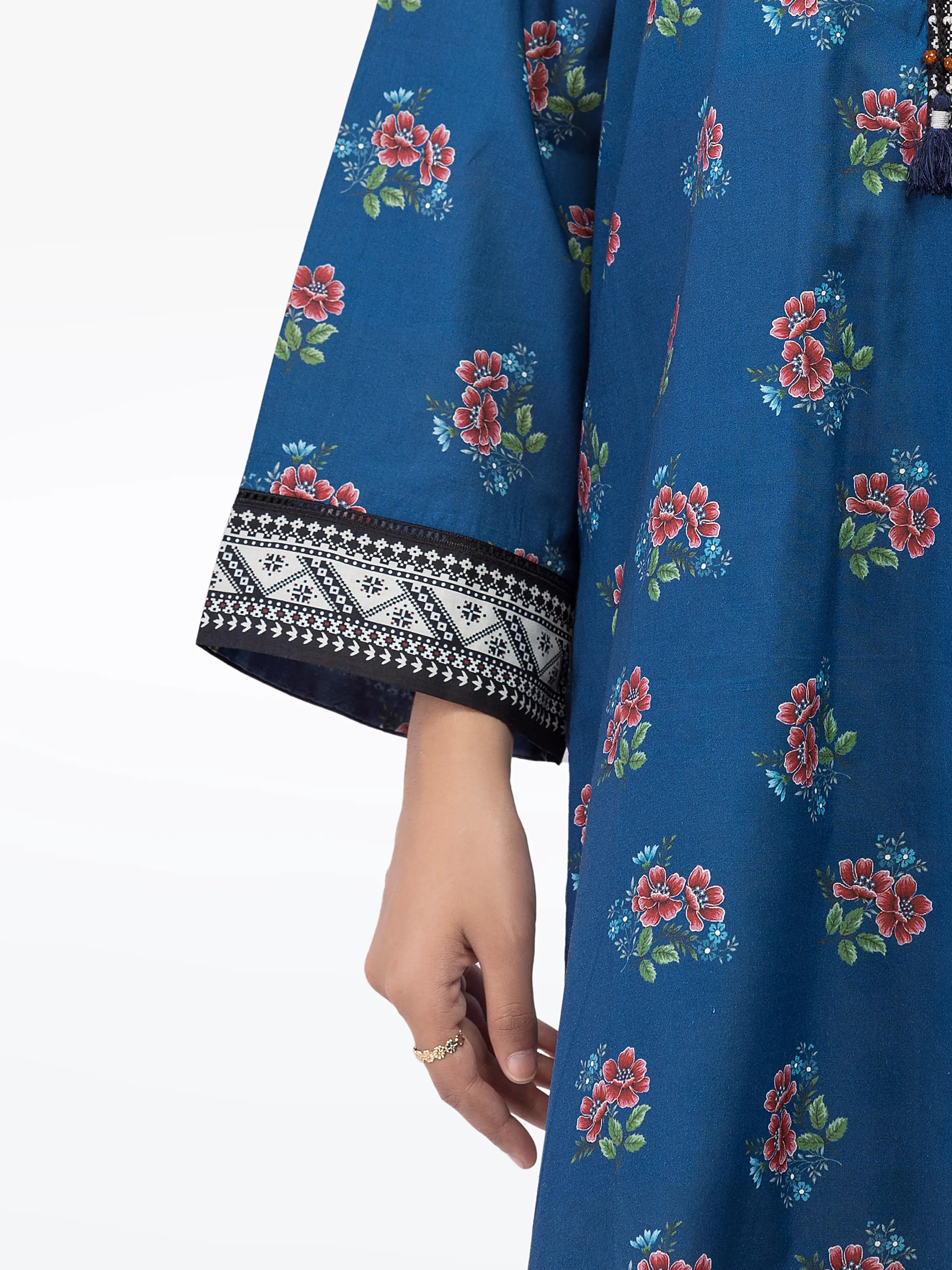 Printed Cambric Suit - EWTKP5-81706-3P - Image 4
