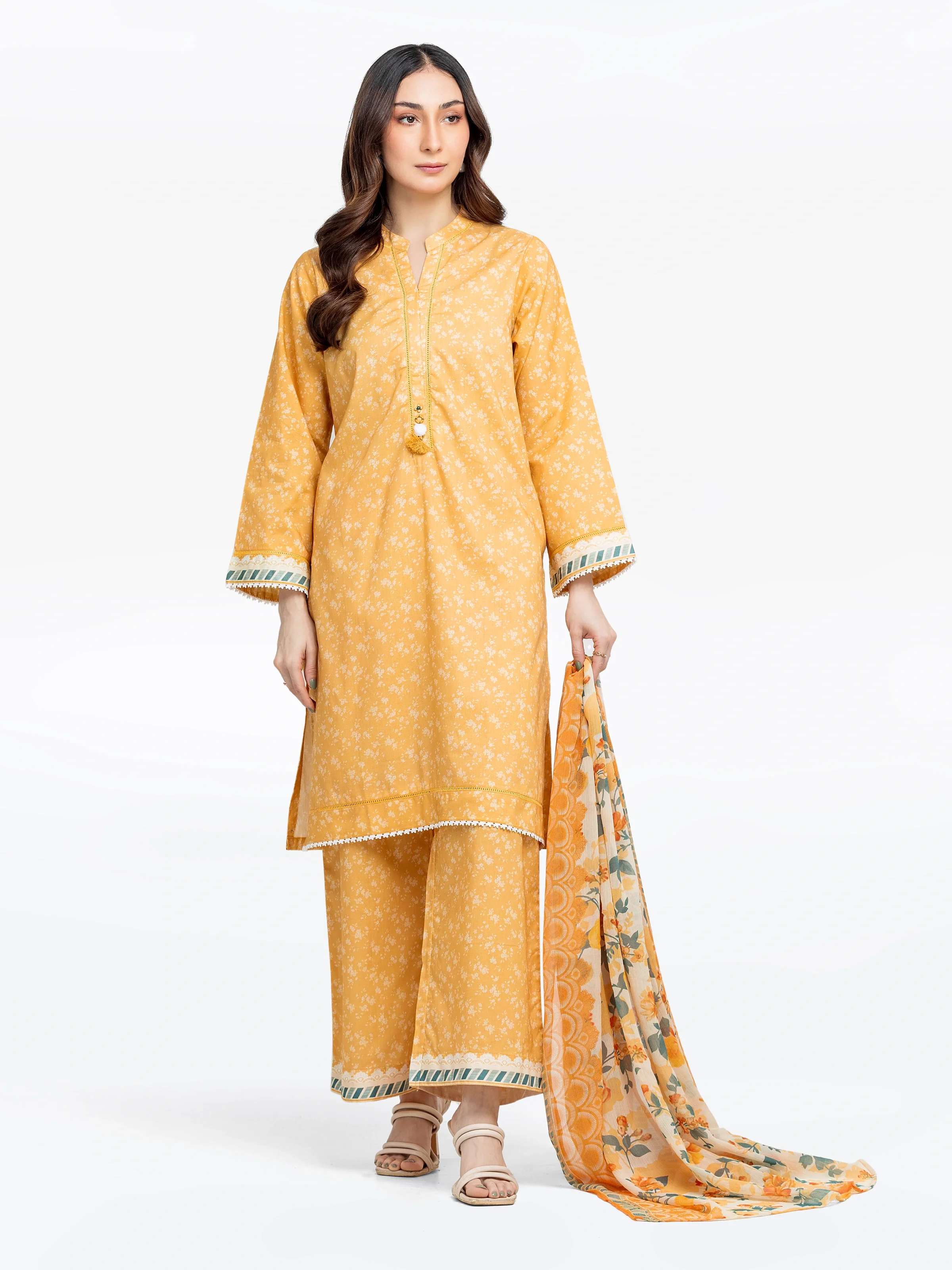Printed Cambric Suit - EWTKP5-81710-3P