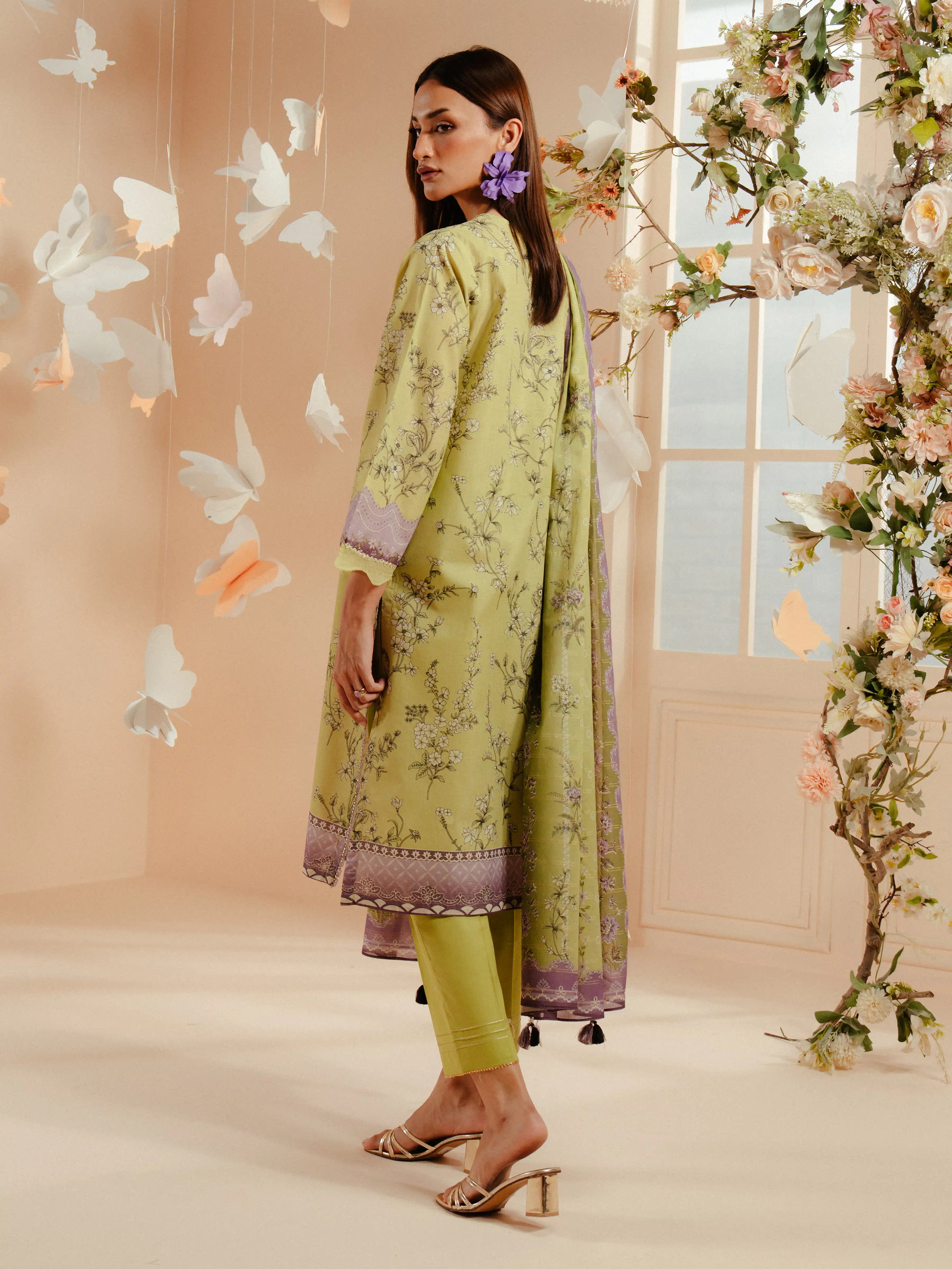 Printed Cambric Suit - EWTKP5-81722-3P - Image 6