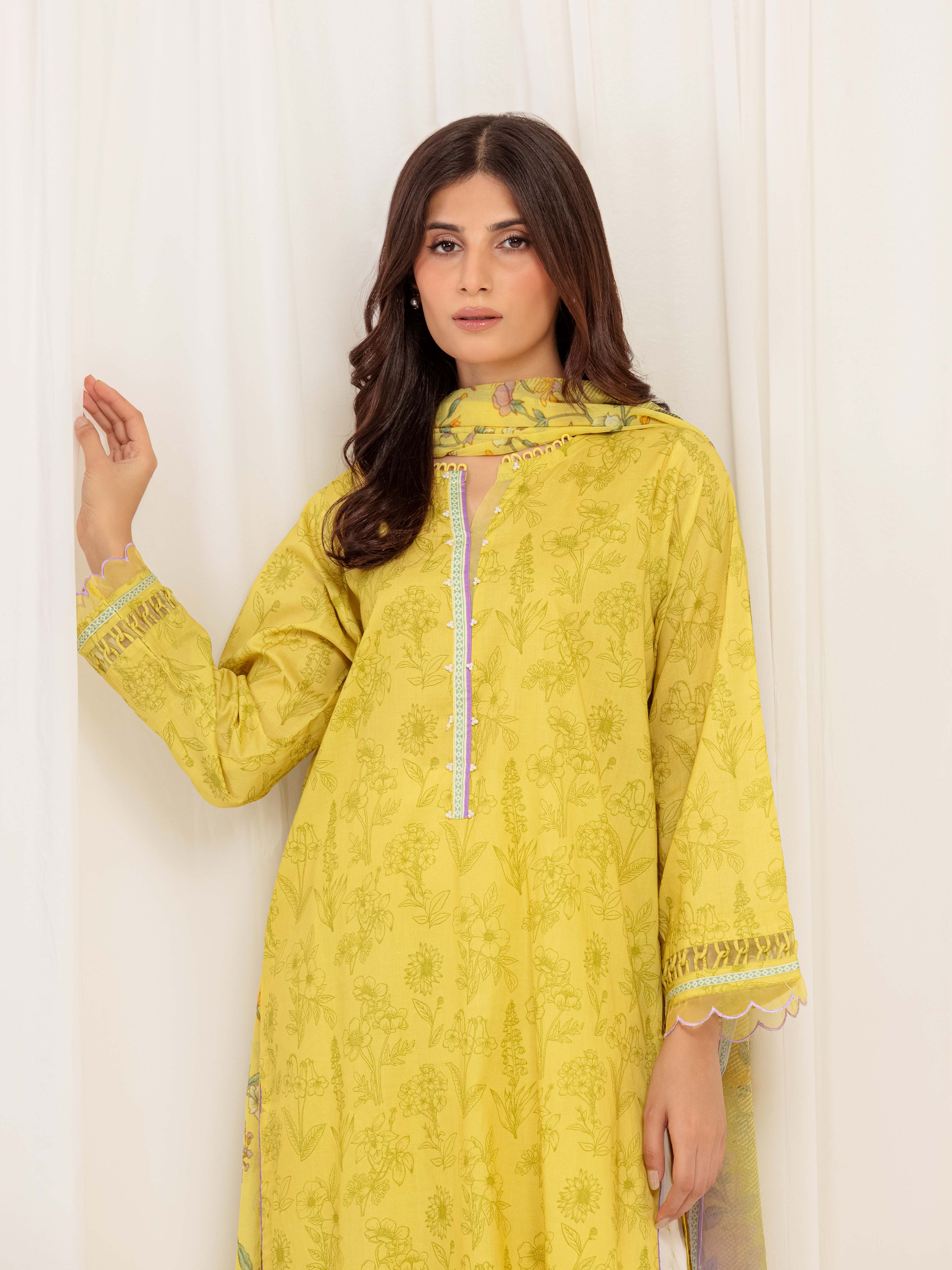 Printed Cambric Suit - EWTKP5-81729-3P - Image 2