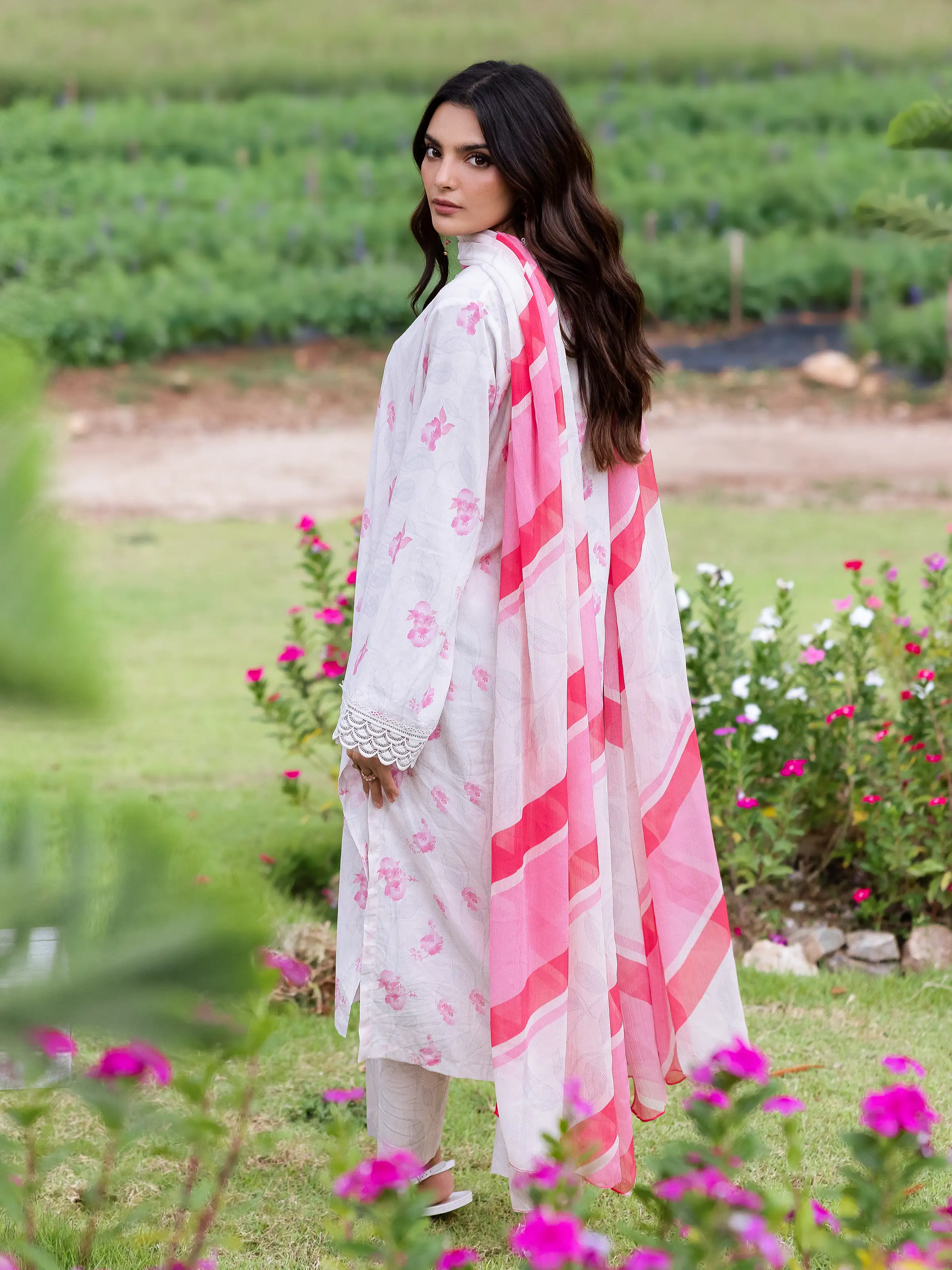 Printed Cambric Suit - EWTKP5-81734-3P - Image 5
