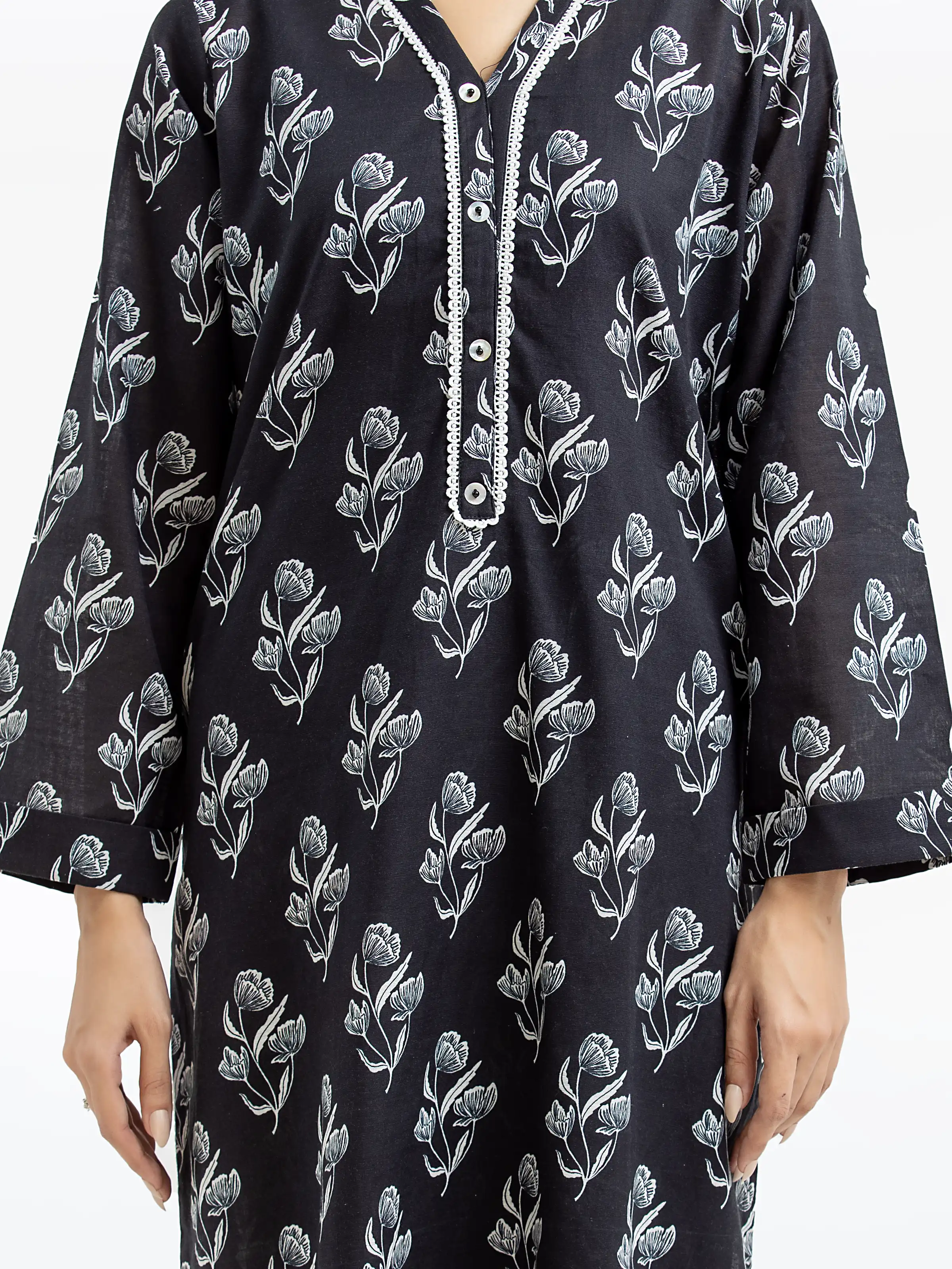 Printed Khaddar Suit - EWTKP24-81359-3P - Image 3