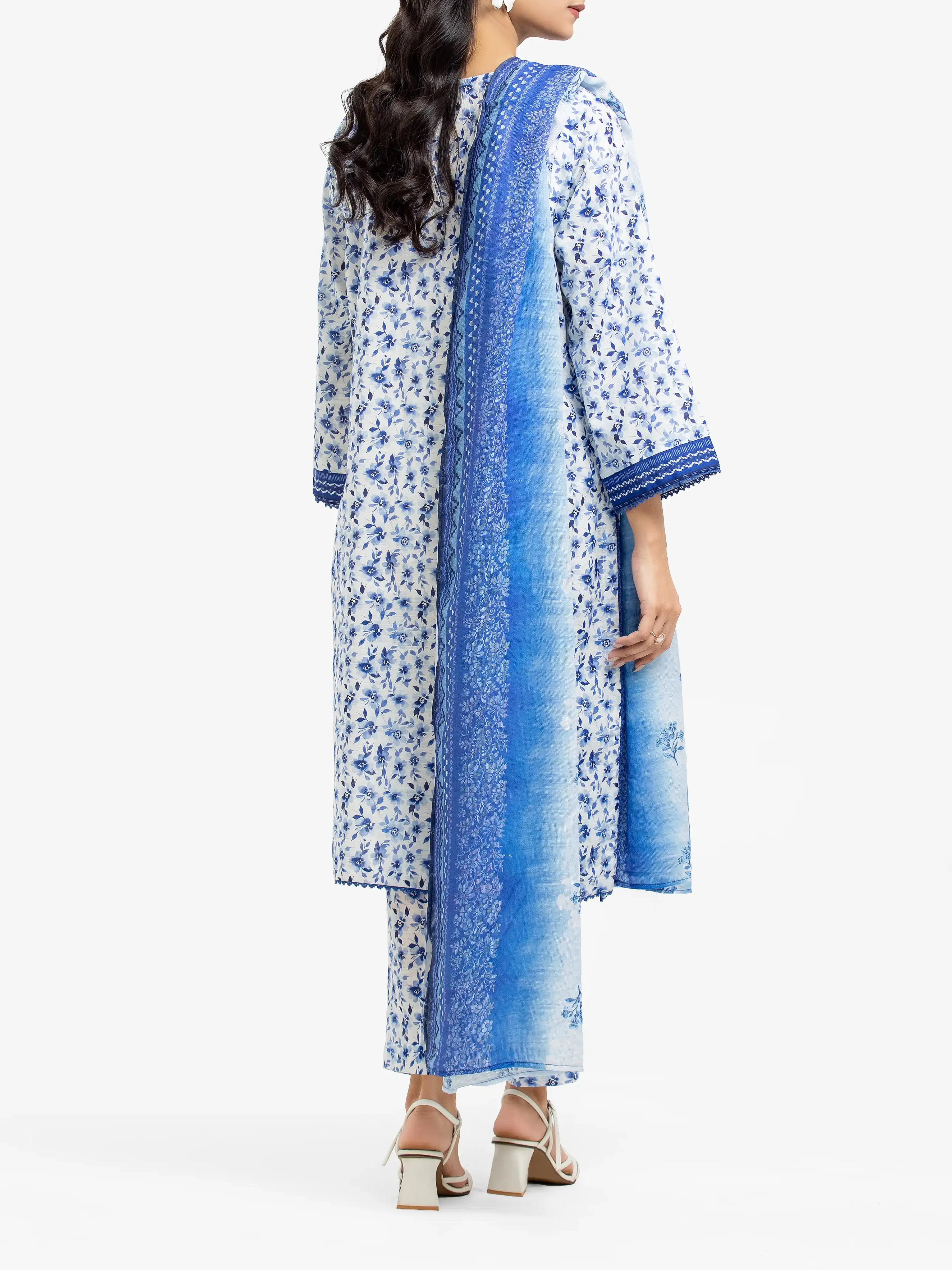 Printed Khaddar Suit - EWTKP24-81360-3P - Image 5