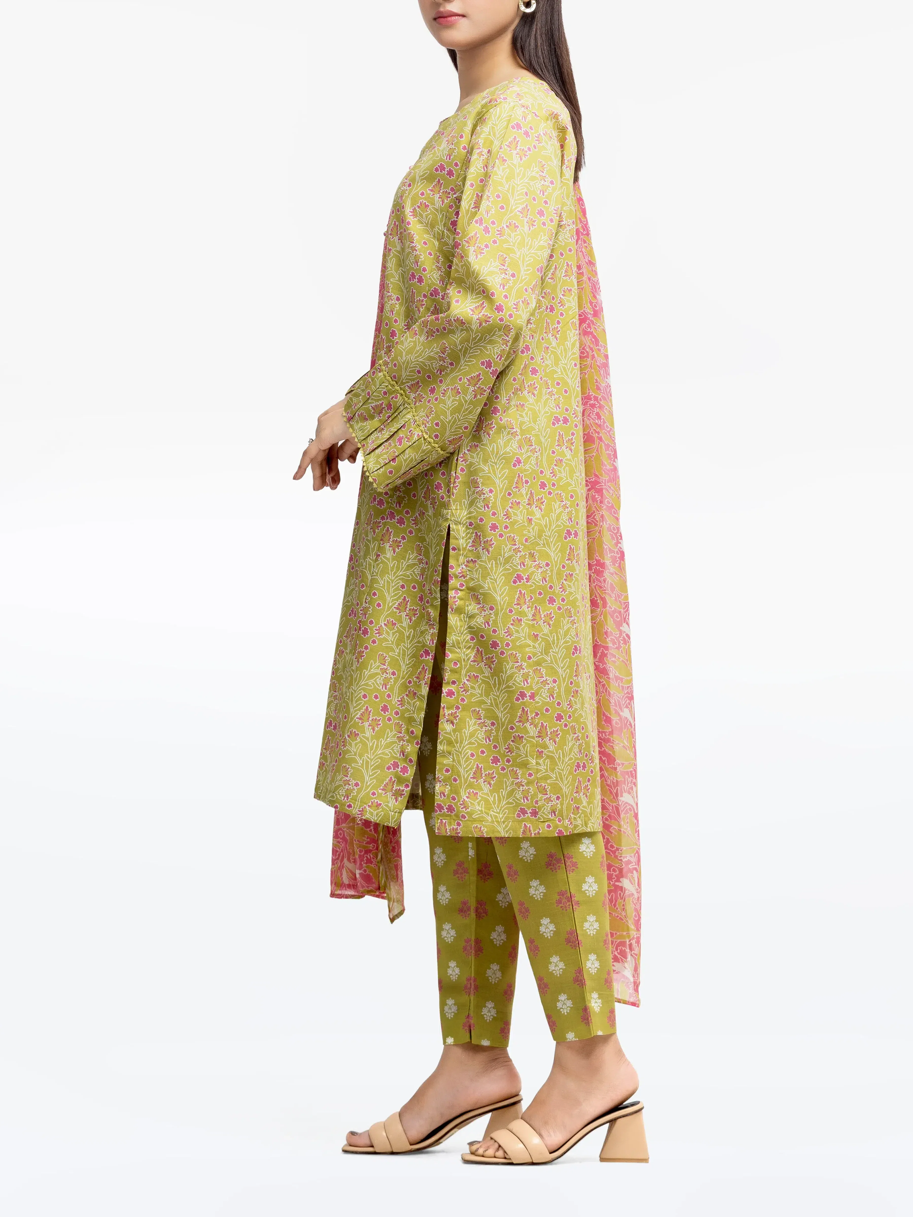 Printed Khaddar Suit - EWTKP24-81491-3P - Image 5