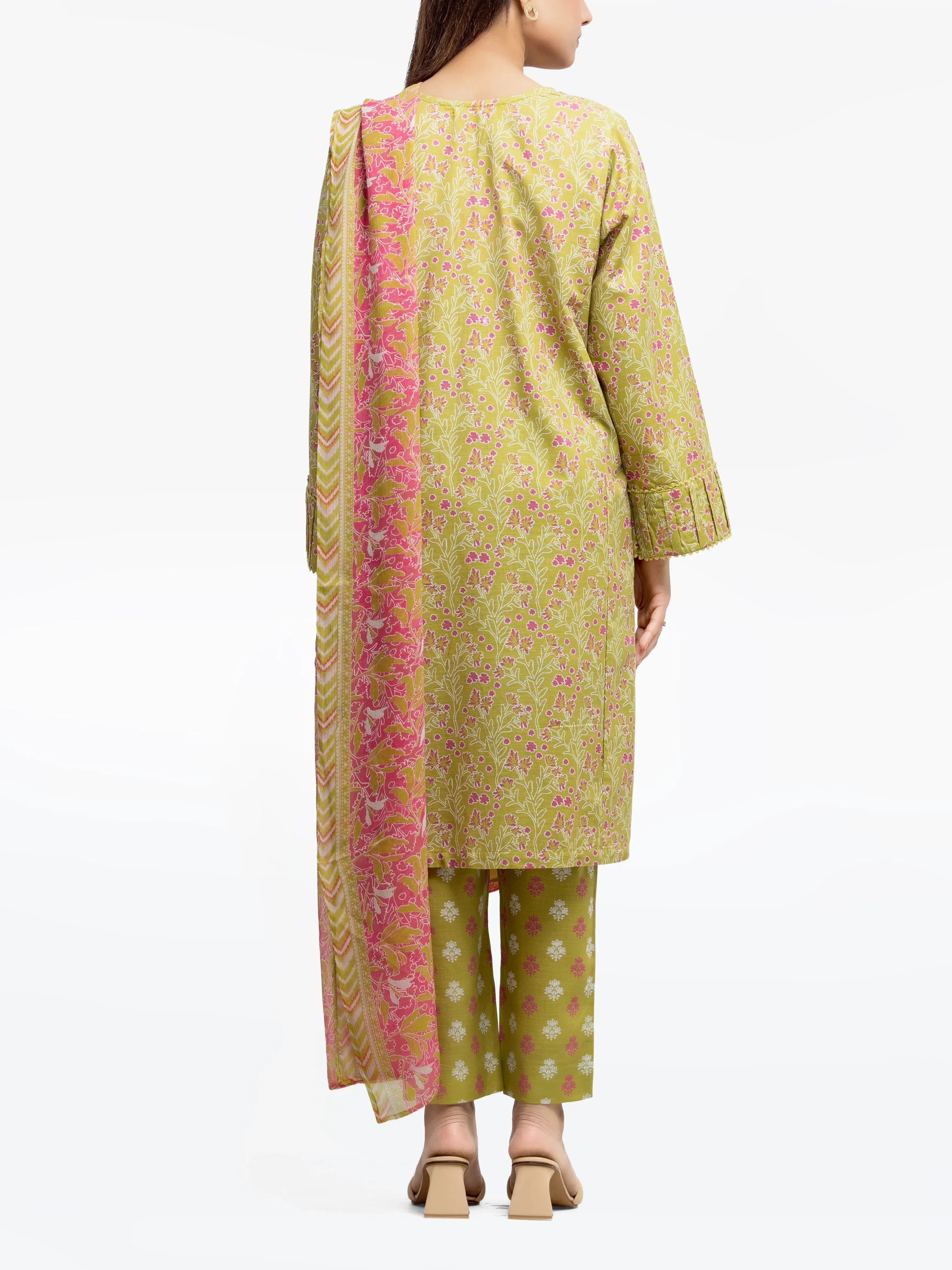 Printed Khaddar Suit - EWTKP24-81491-3P - Image 6