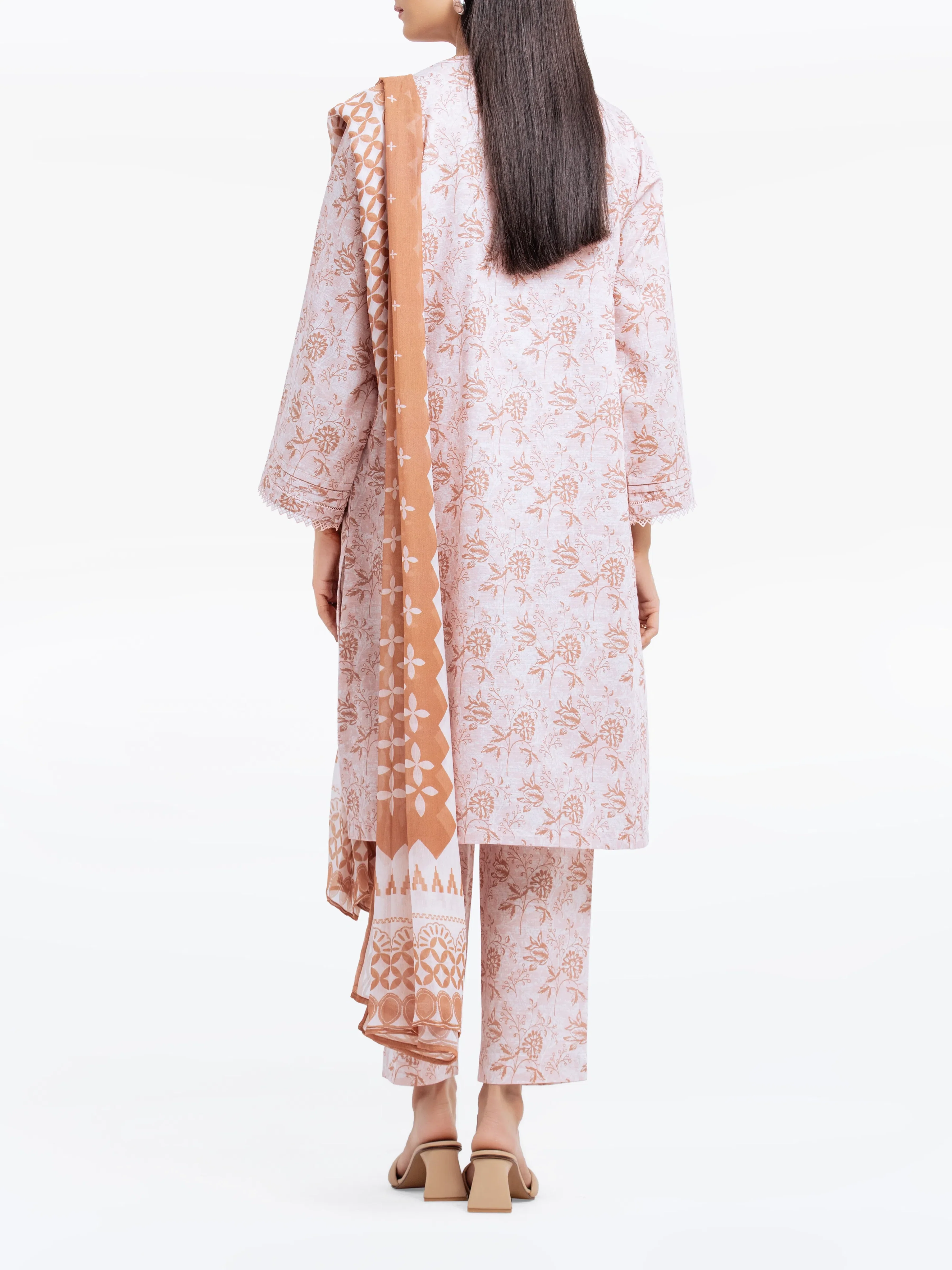 Printed Khaddar Suit - EWTKP24-81494-3P - Image 6