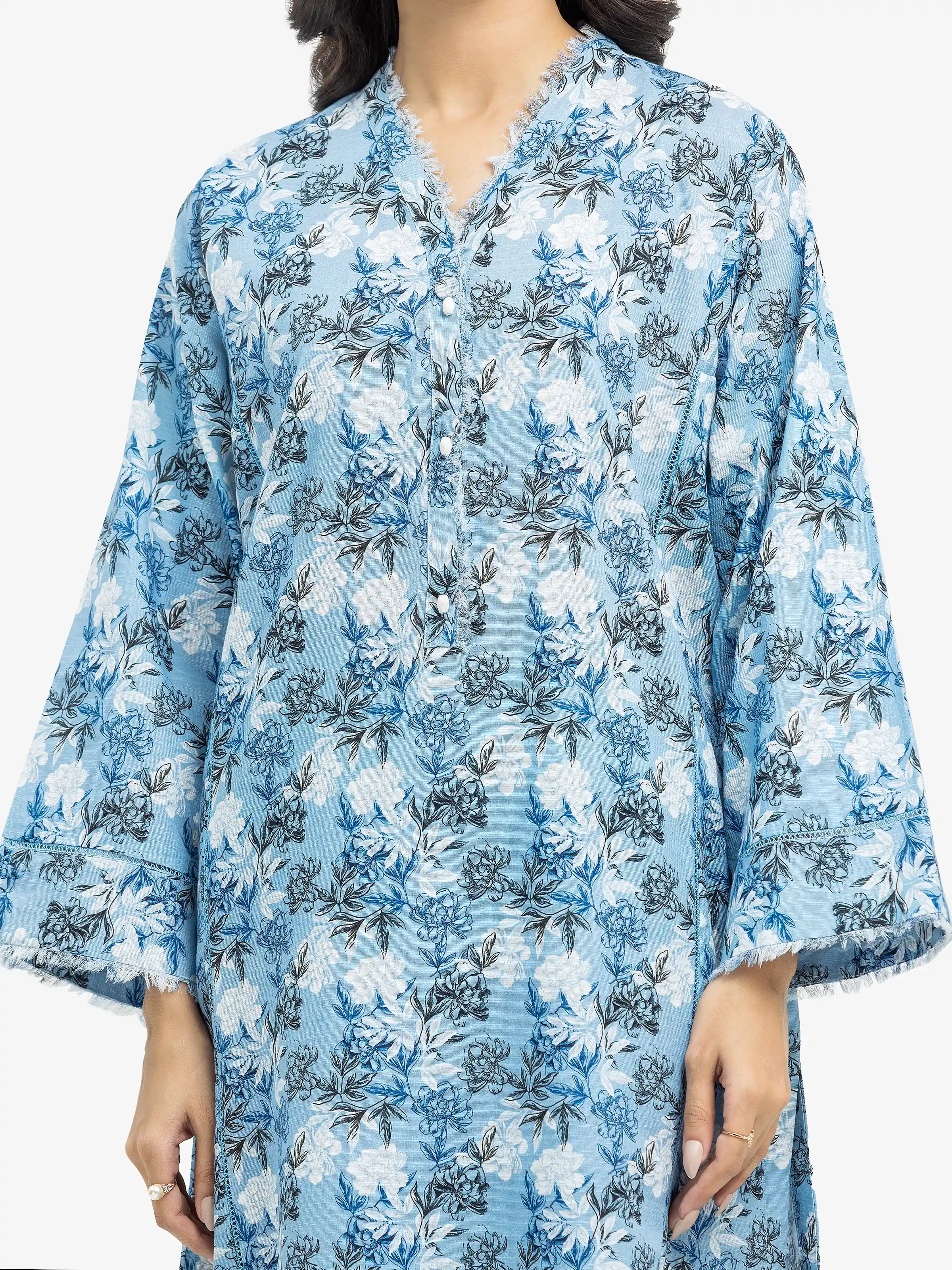 Printed Khaddar Suit - EWTKP24-81526-3P - Image 3