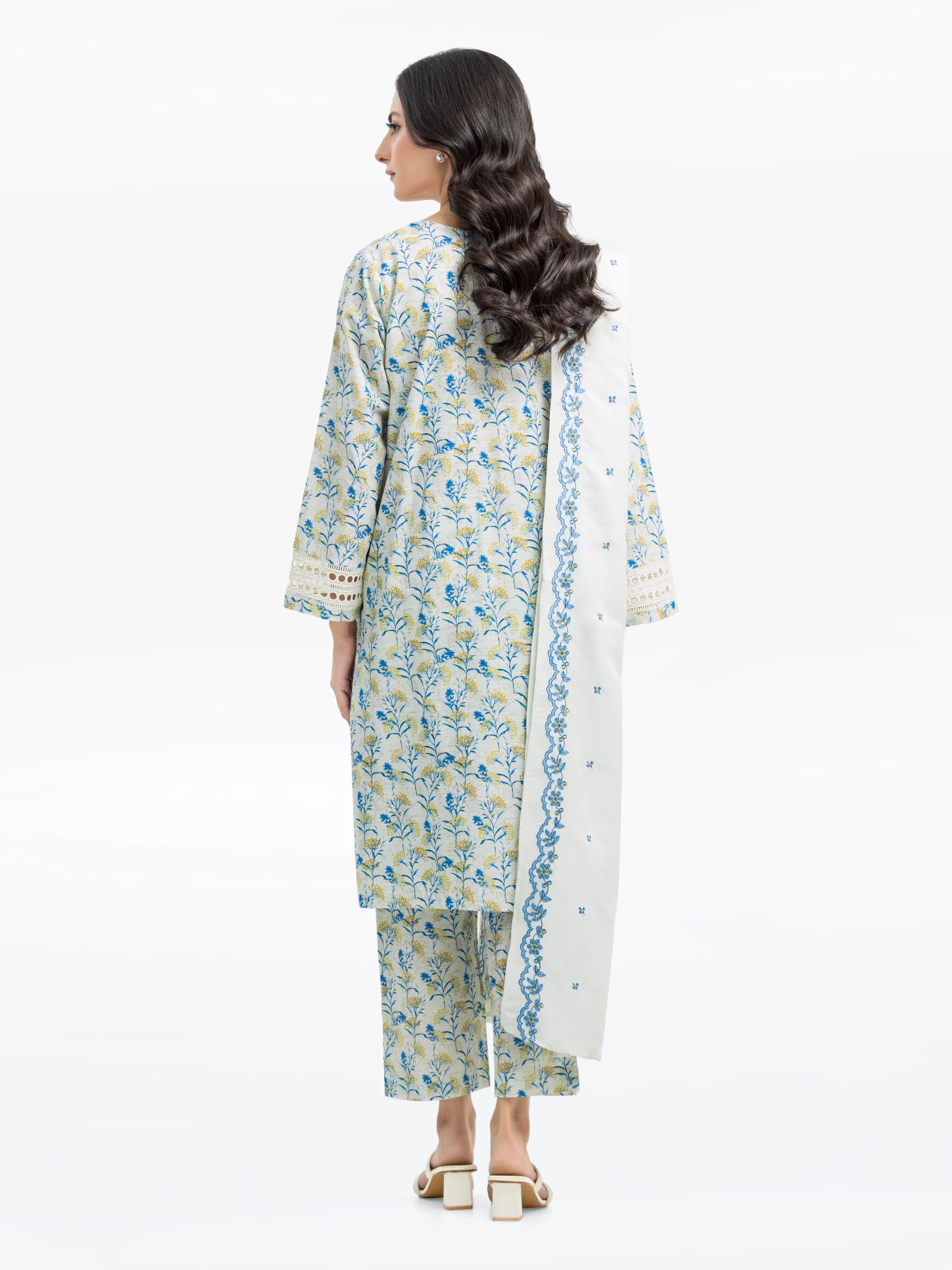 Printed Khaddar Suit - EWTKP24-81529-3P - Image 6