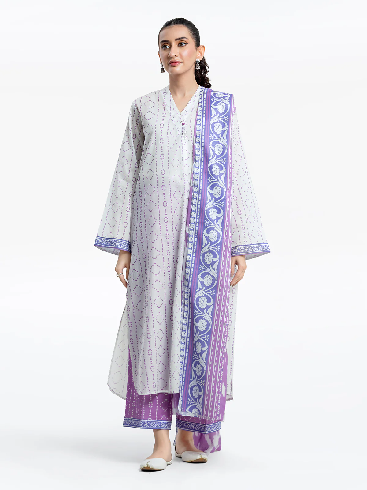 Printed Lawn Suit - EWTKP24-81303-3P