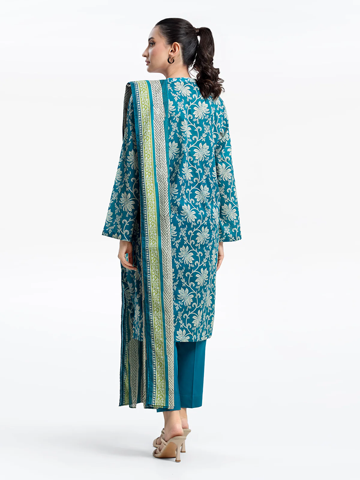 Printed Lawn Suit - EWTKP24-81305-3P - Image 5