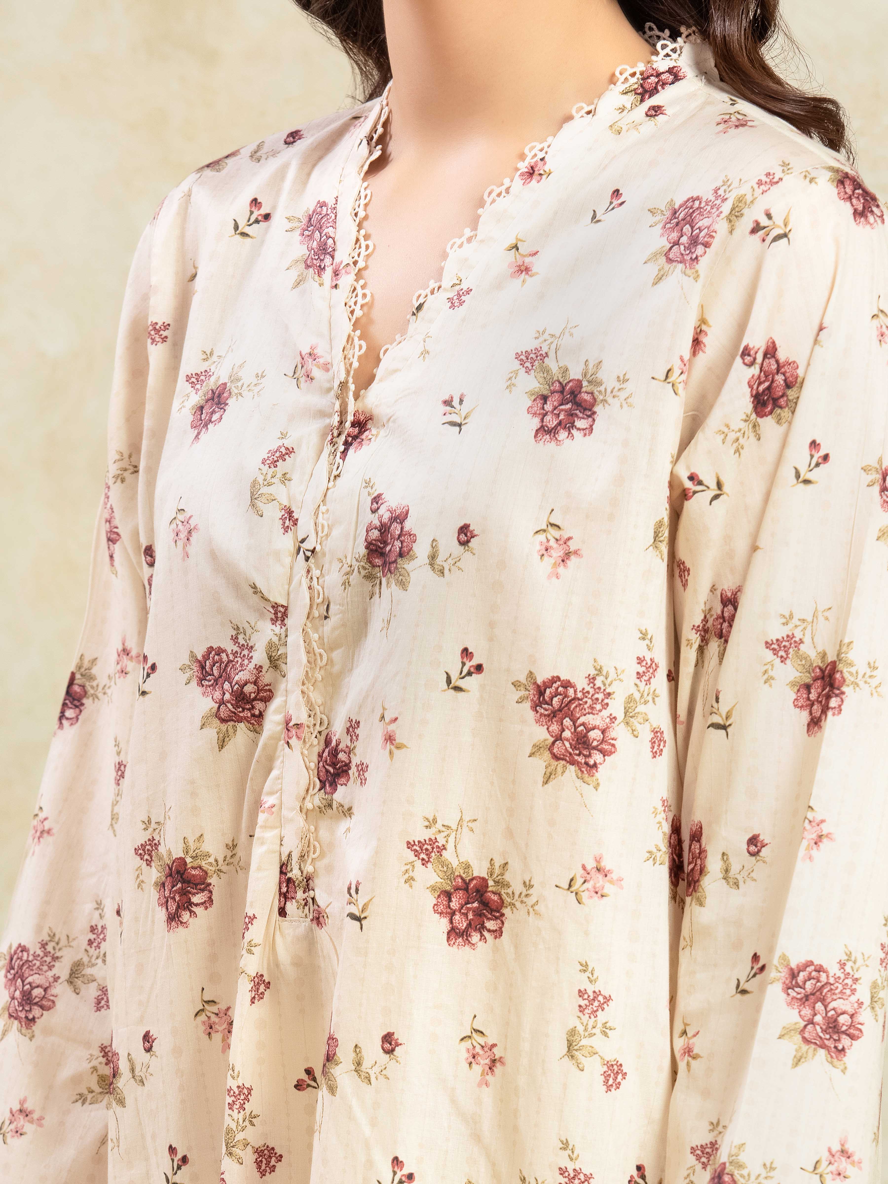 Printed Lawn Suit - EWTKP5-81089-3P - Image 3