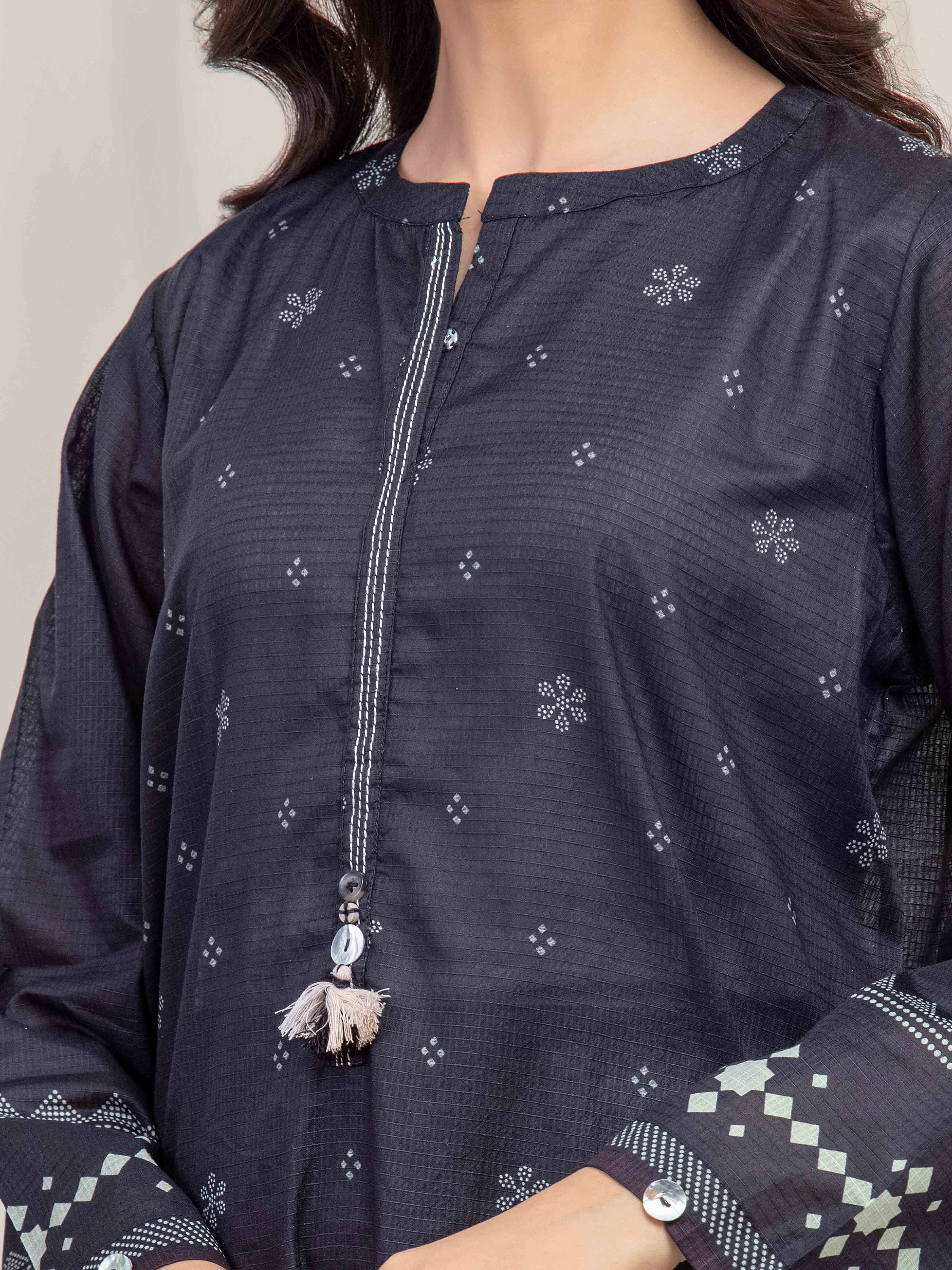 Printed Lawn Suit - EWTKP5-81745-3P - Image 4