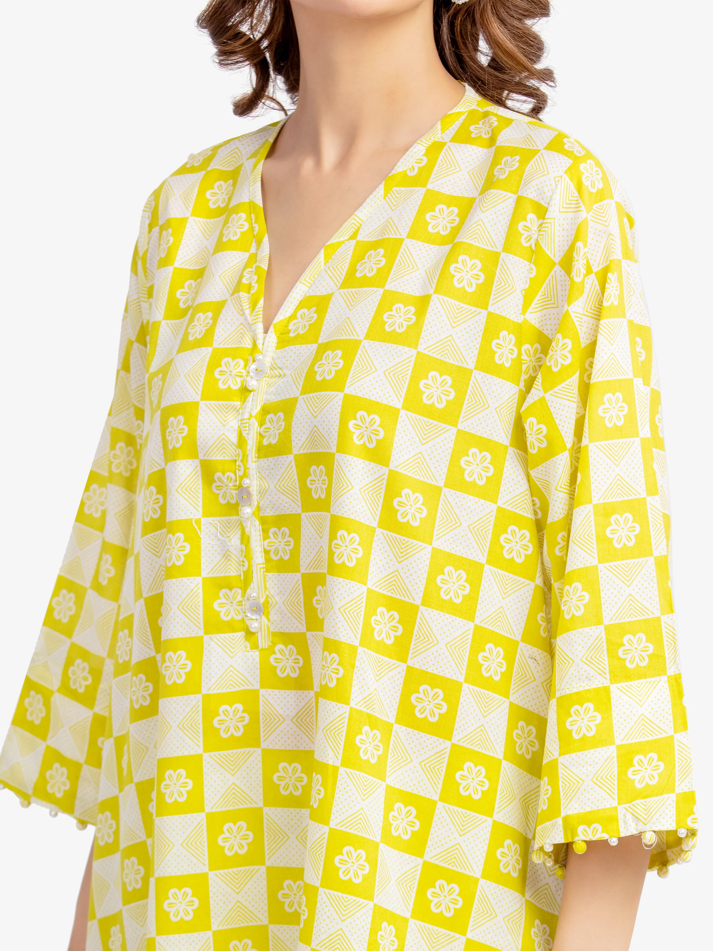 Printed Lawn Suit - EWTKP5-81990-3P - Image 3