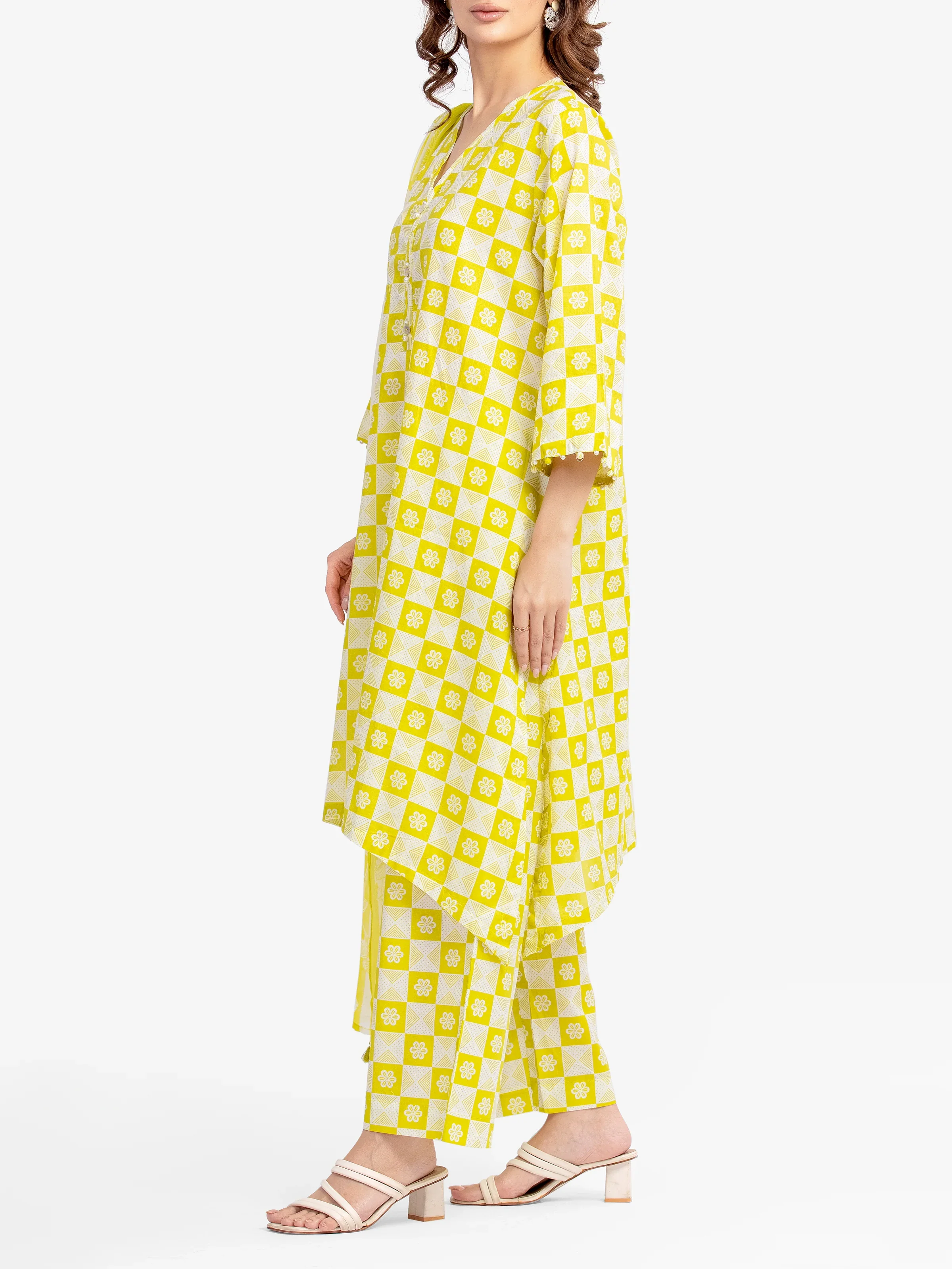 Printed Lawn Suit - EWTKP5-81990-3P - Image 4