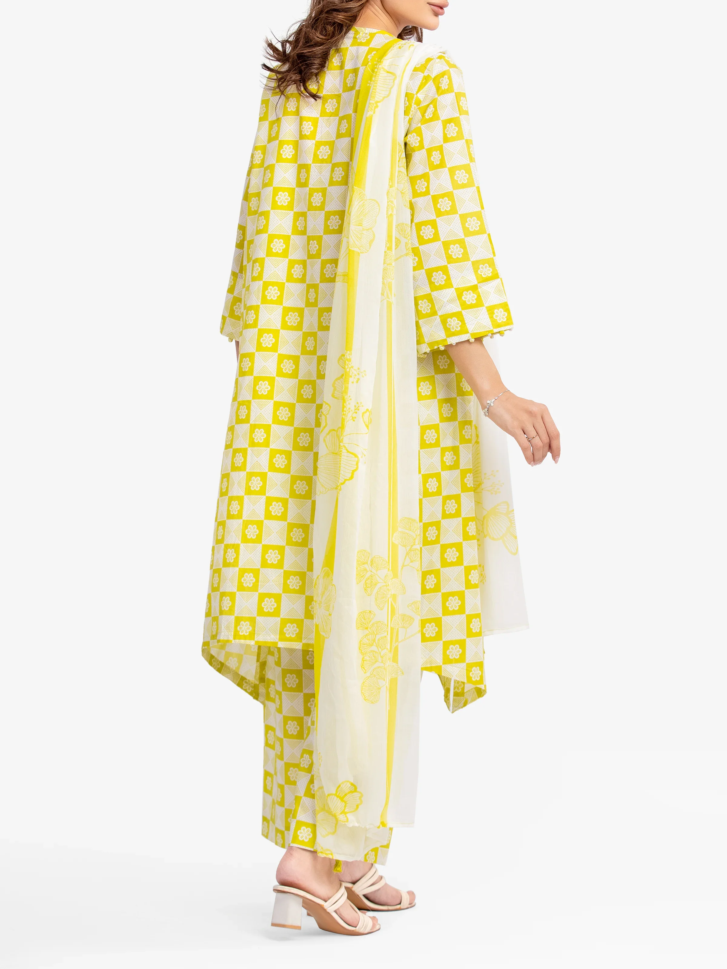 Printed Lawn Suit - EWTKP5-81990-3P - Image 5