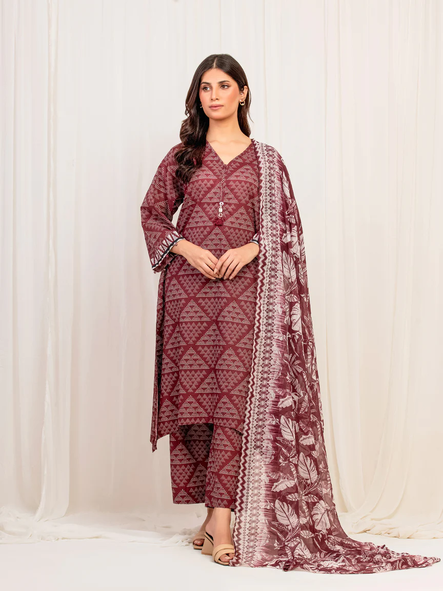 Printed Lawn Suit - EWTKP5-82019-3P