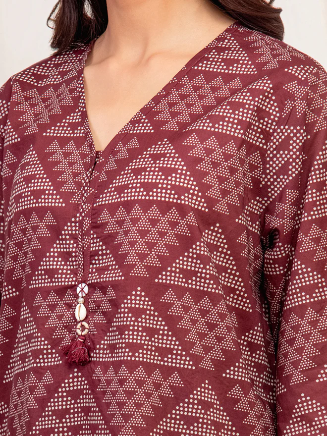 Printed Lawn Suit - EWTKP5-82019-3P - Image 3