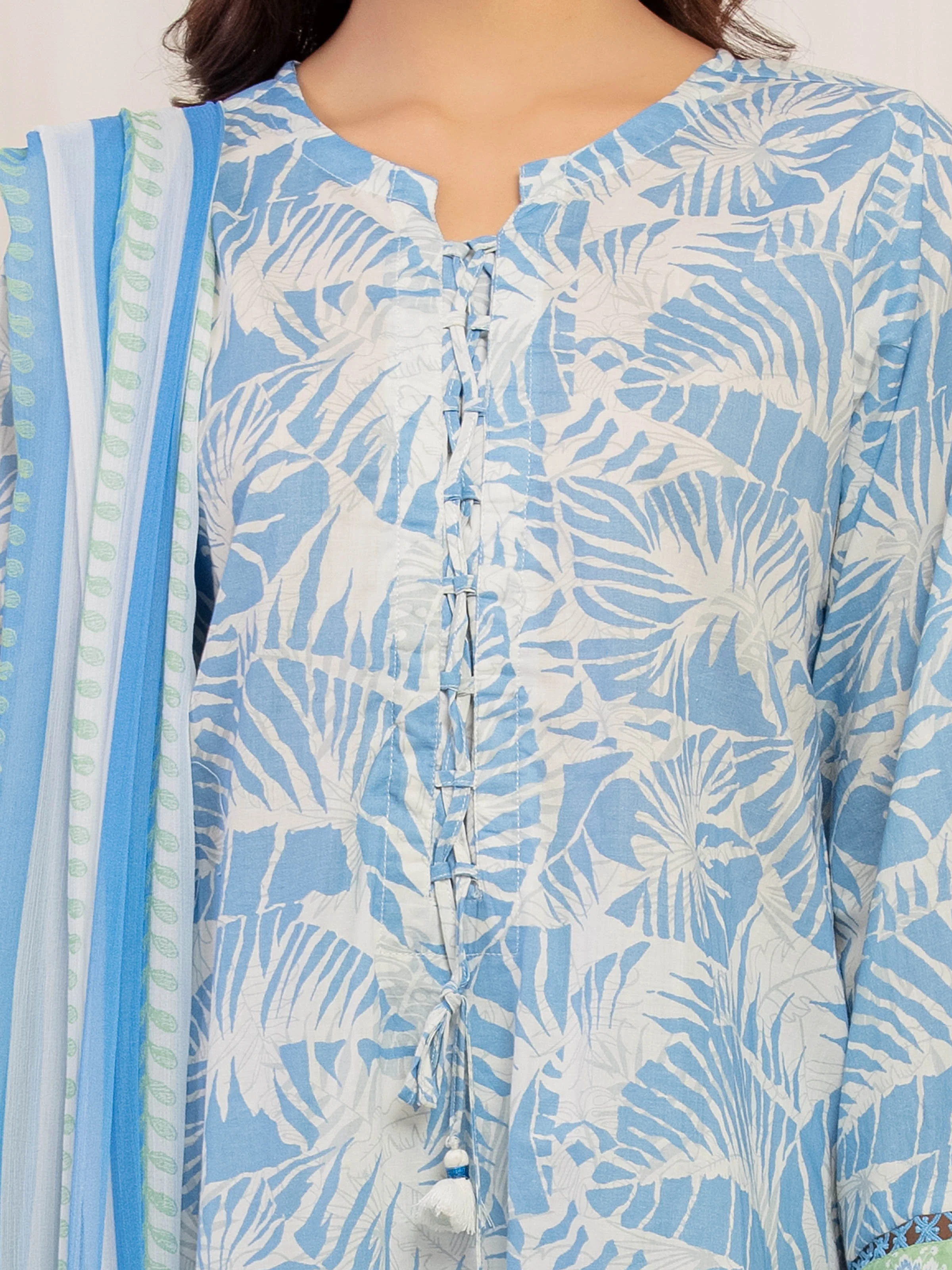 Printed Lawn Suit - EWTKP5-82022-3P - Image 3