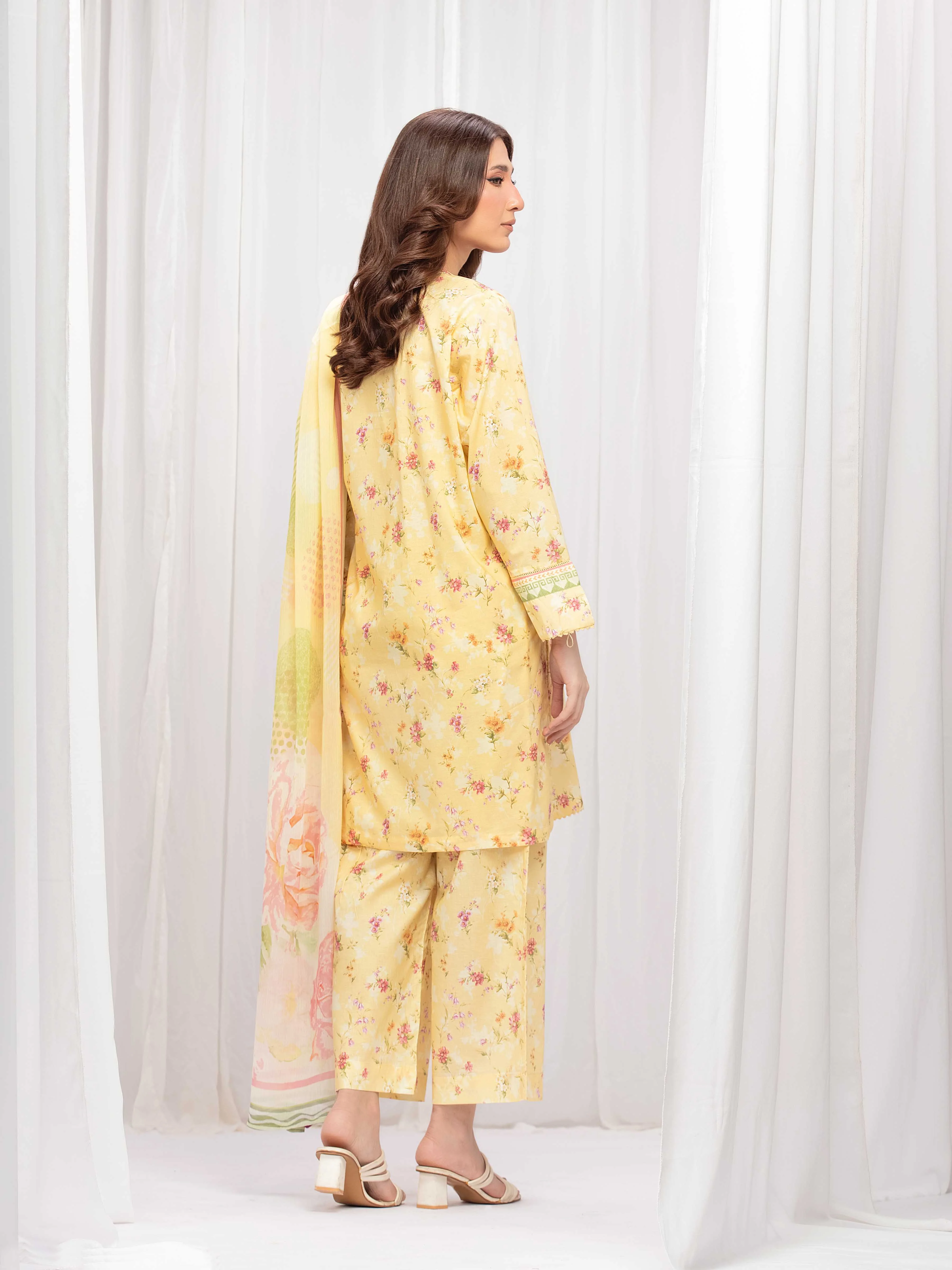 Printed Lawn Suit - EWTKP5-82499-3P - Image 6
