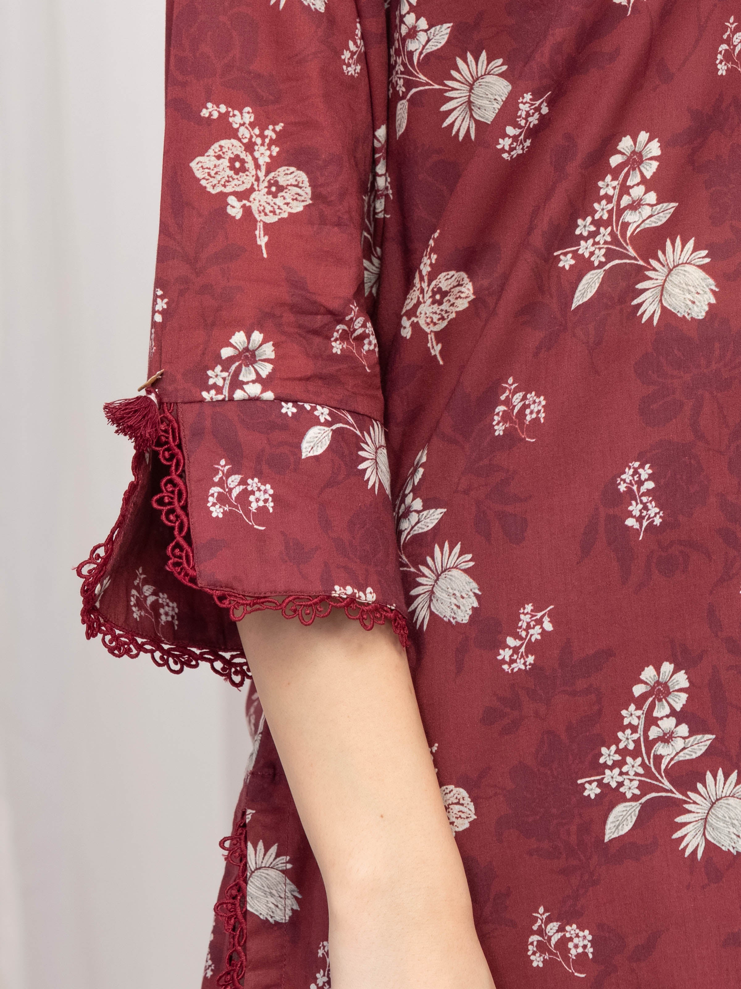 Printed Lawn Suit - EWTKP5-83003-3P - Image 4