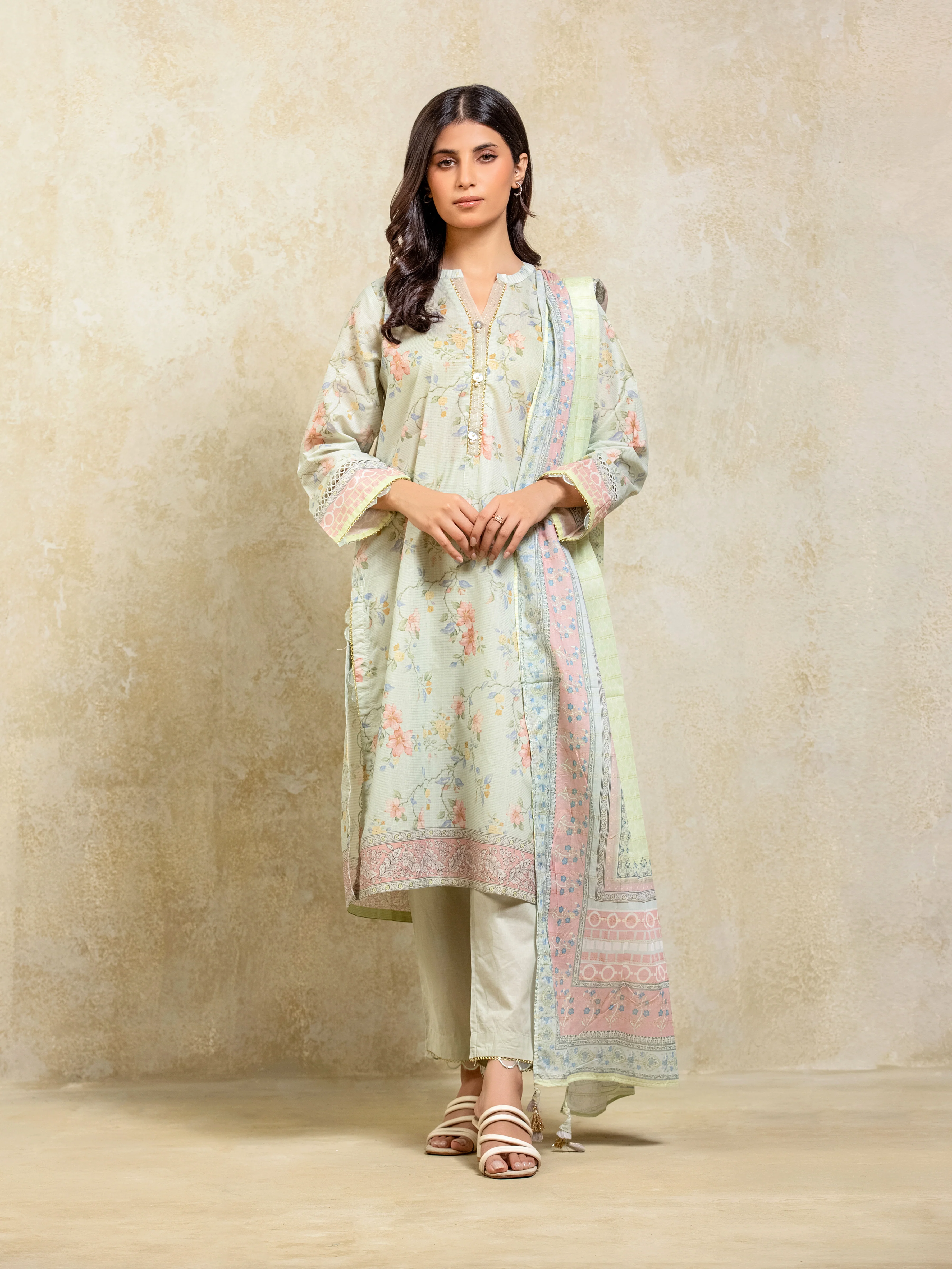 Printed Mesuri Suit - EWTKP5-81715-3P