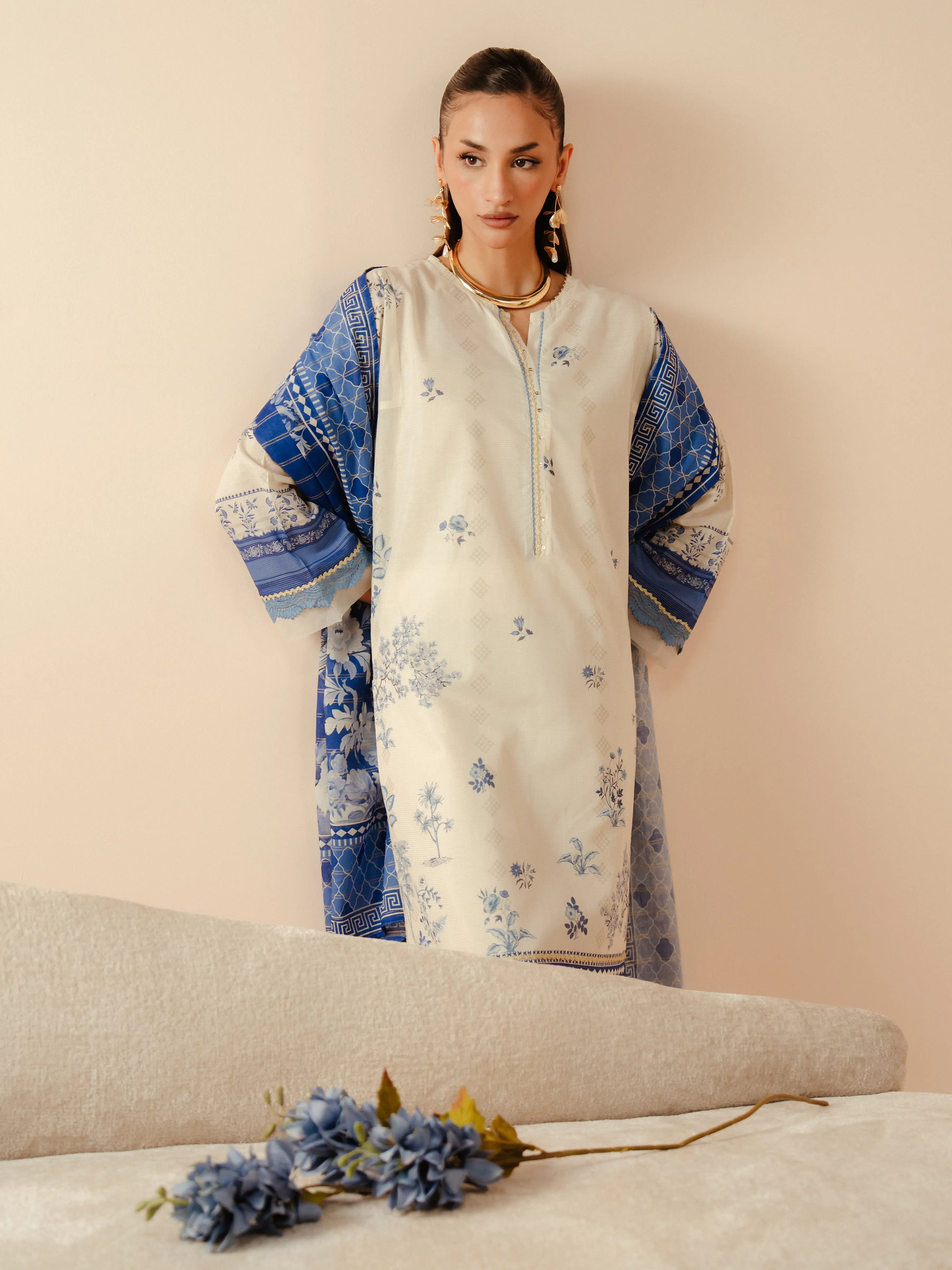 Printed Mesuri Suit - EWTKP5-81720-3P - Image 5