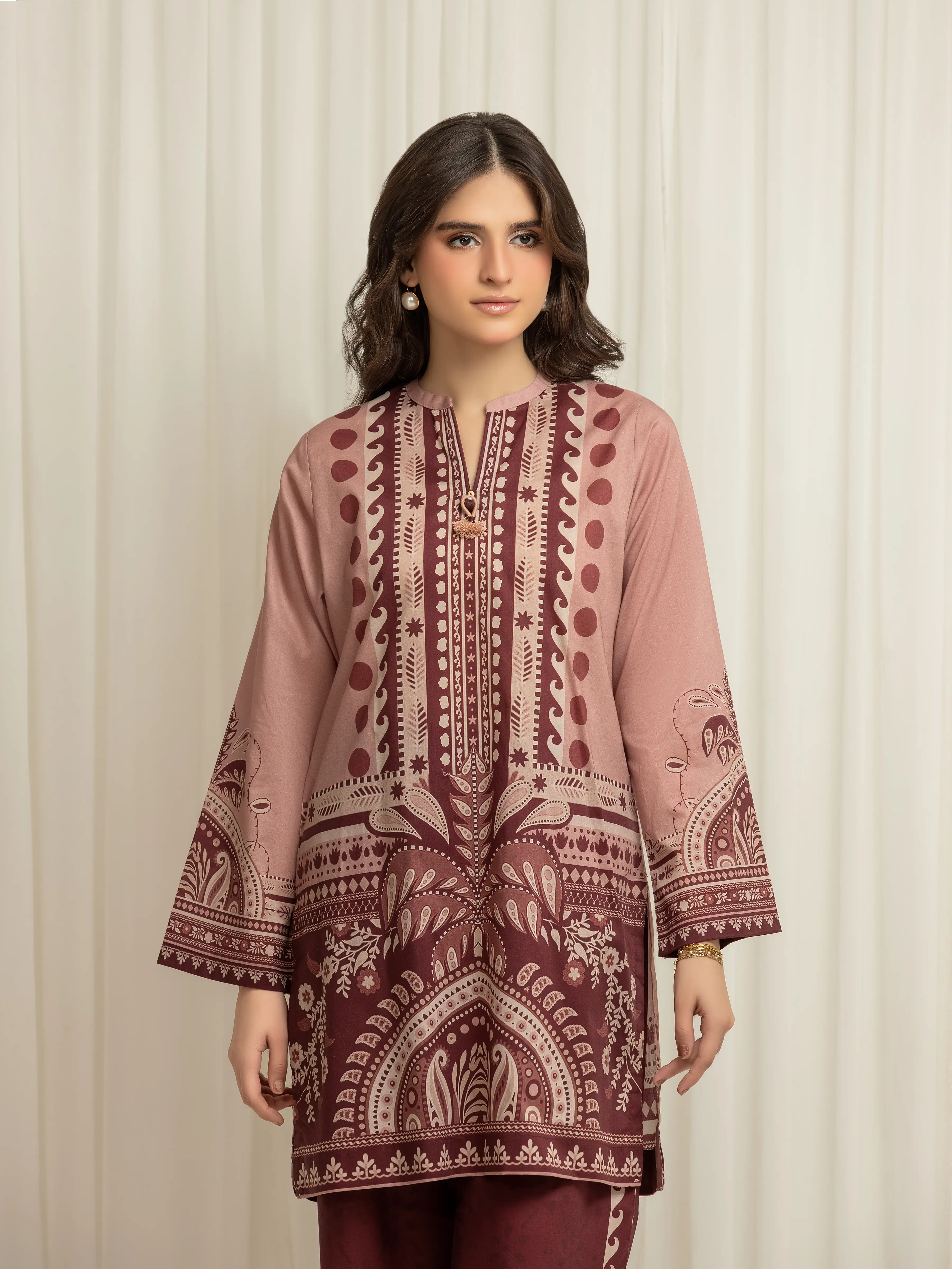 Printed Lawn Co-Ord Set - EWTKP6-86023ST - Image 3