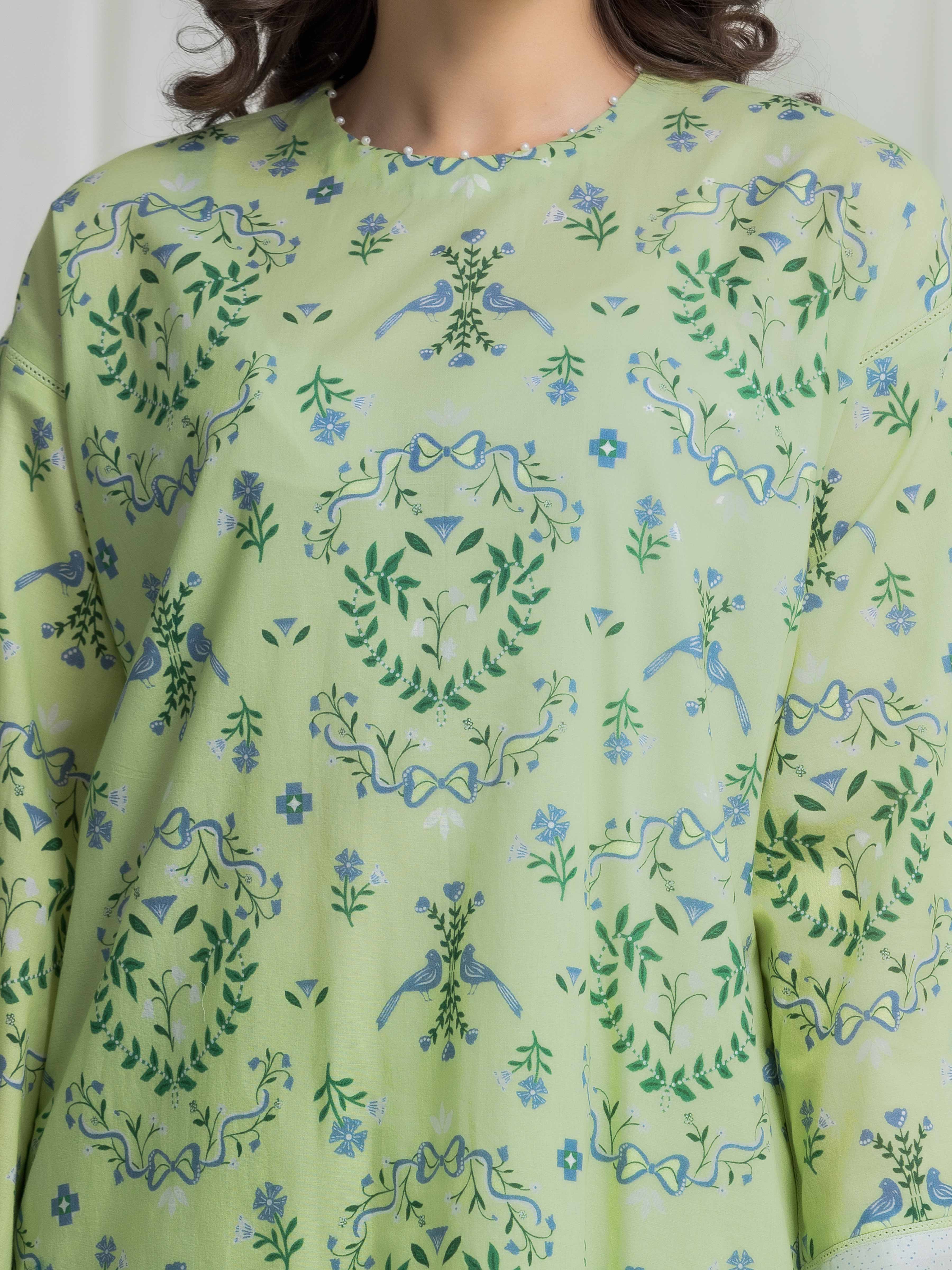 Printed Lawn Co-Ord Set - EWTKP6-86038ST - Image 4