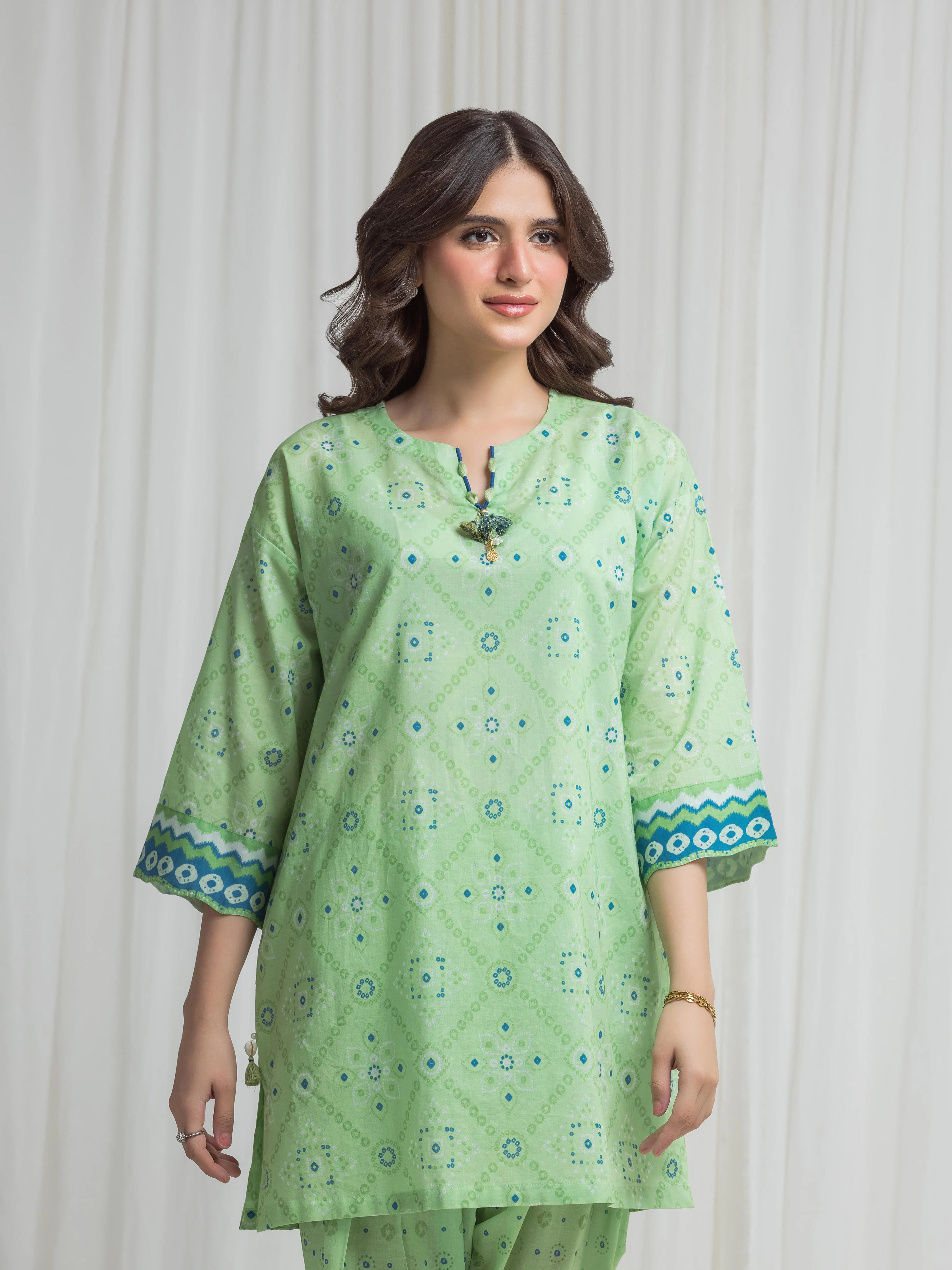 Printed Lawn Co-Ord Set - EWTKP6-86297ST - Image 2