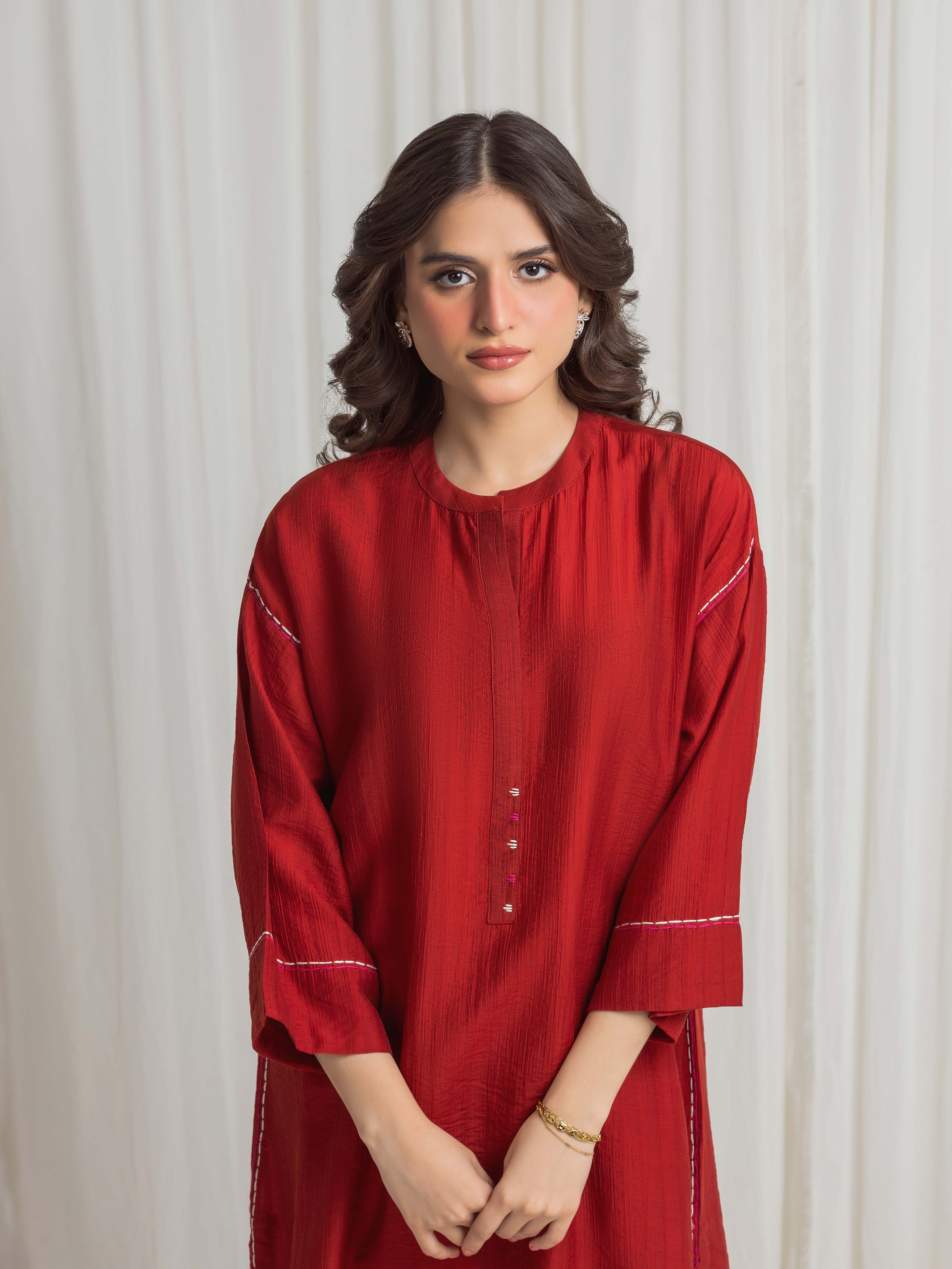 Solid Co-Ord Set - EWTKS6-86233ST - Image 2