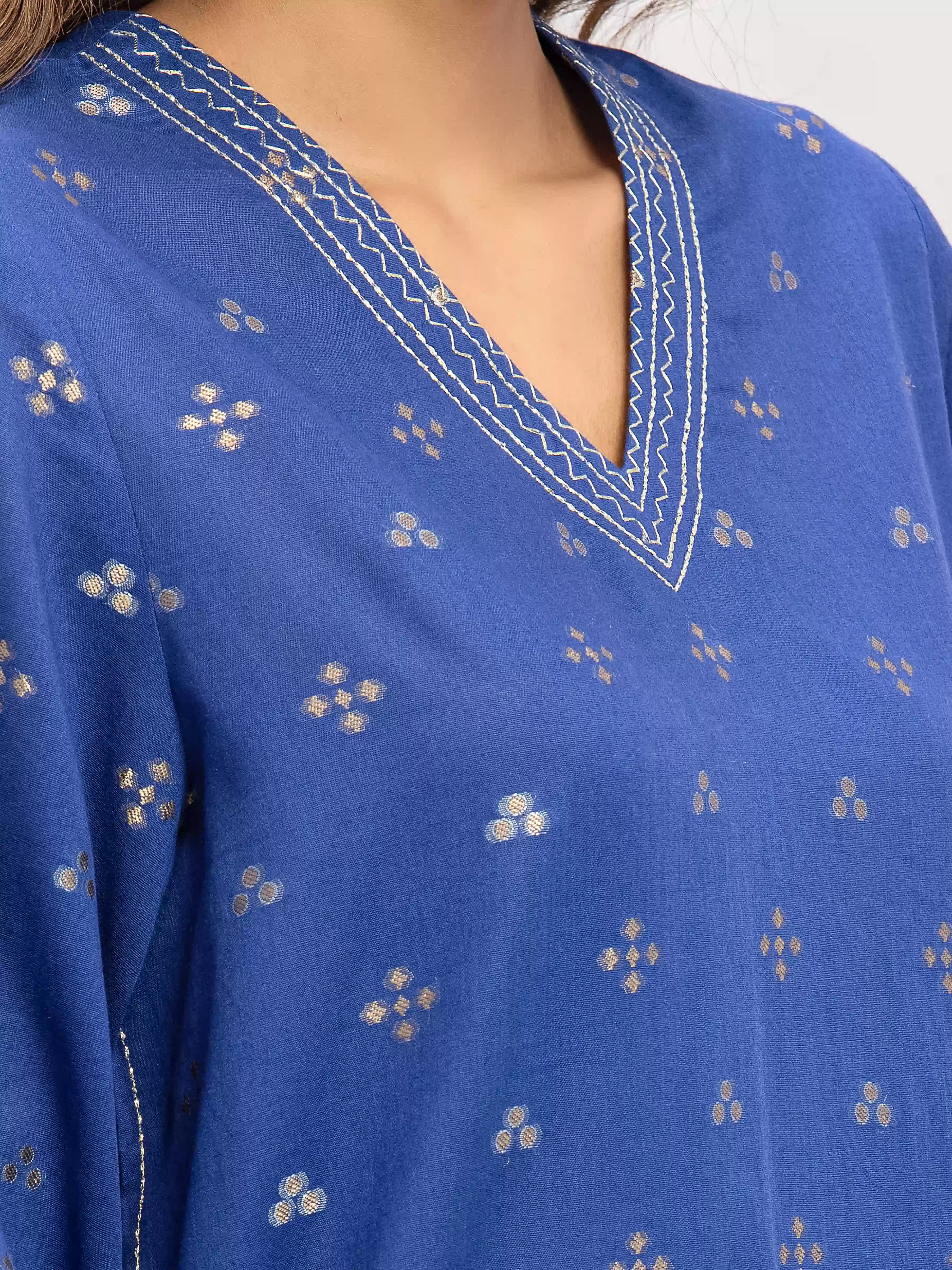 Solid Jacquard Suit - EWTKS5-82411-3P - Image 3
