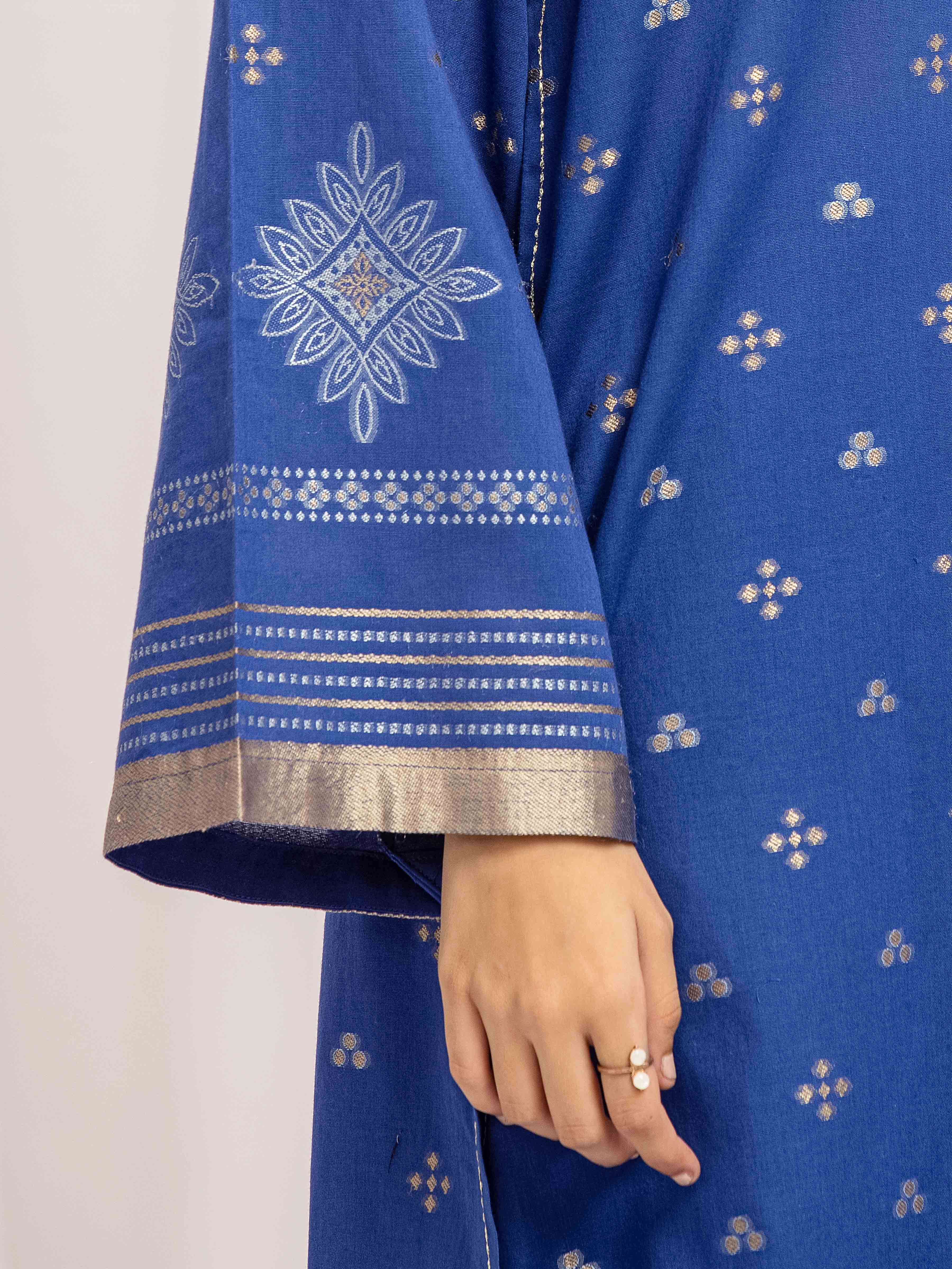 Solid Jacquard Suit - EWTKS5-82411-3P - Image 4