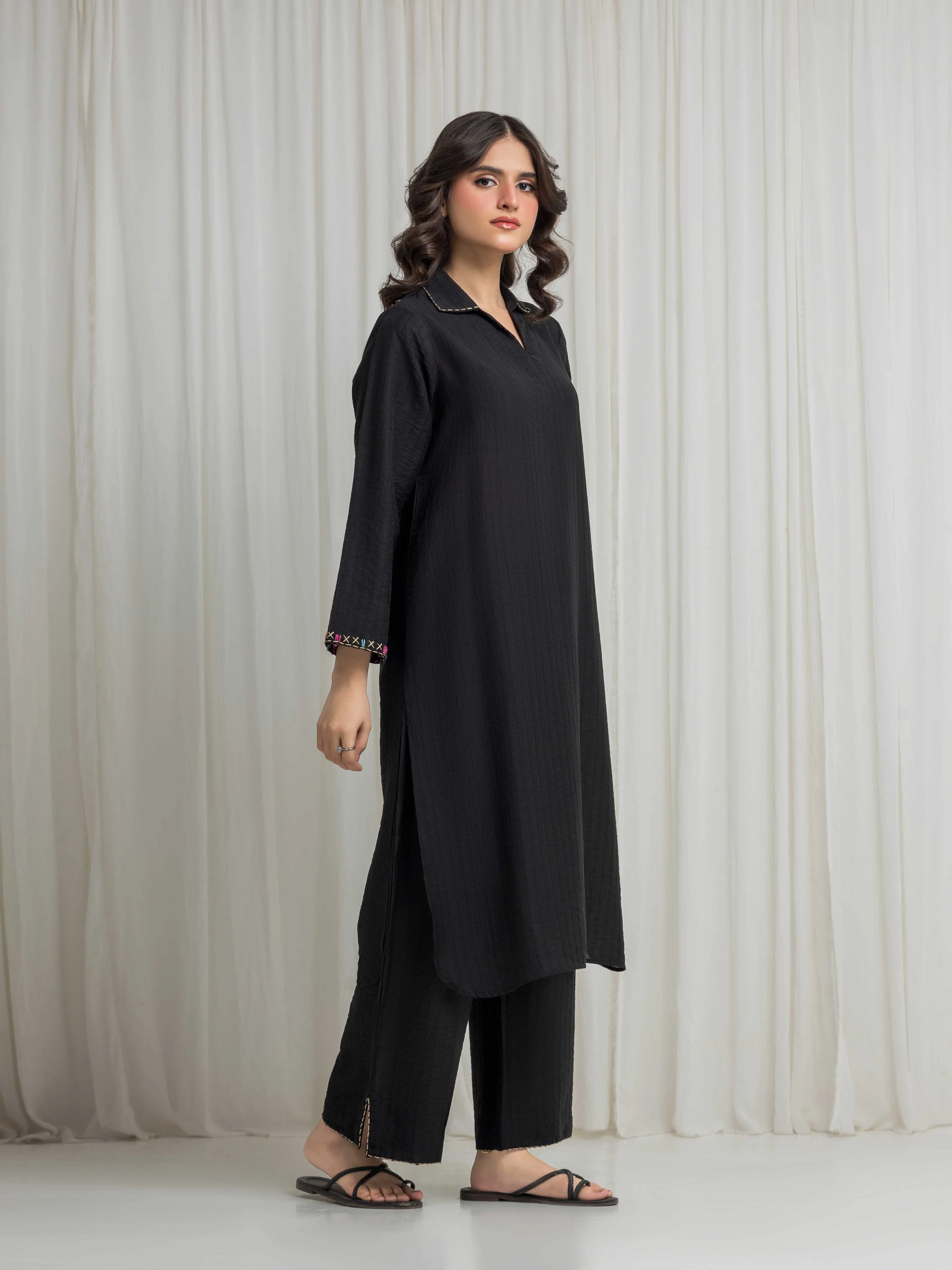 Solid Co-Ord Set - EWTKS6-86167ST - Image 5