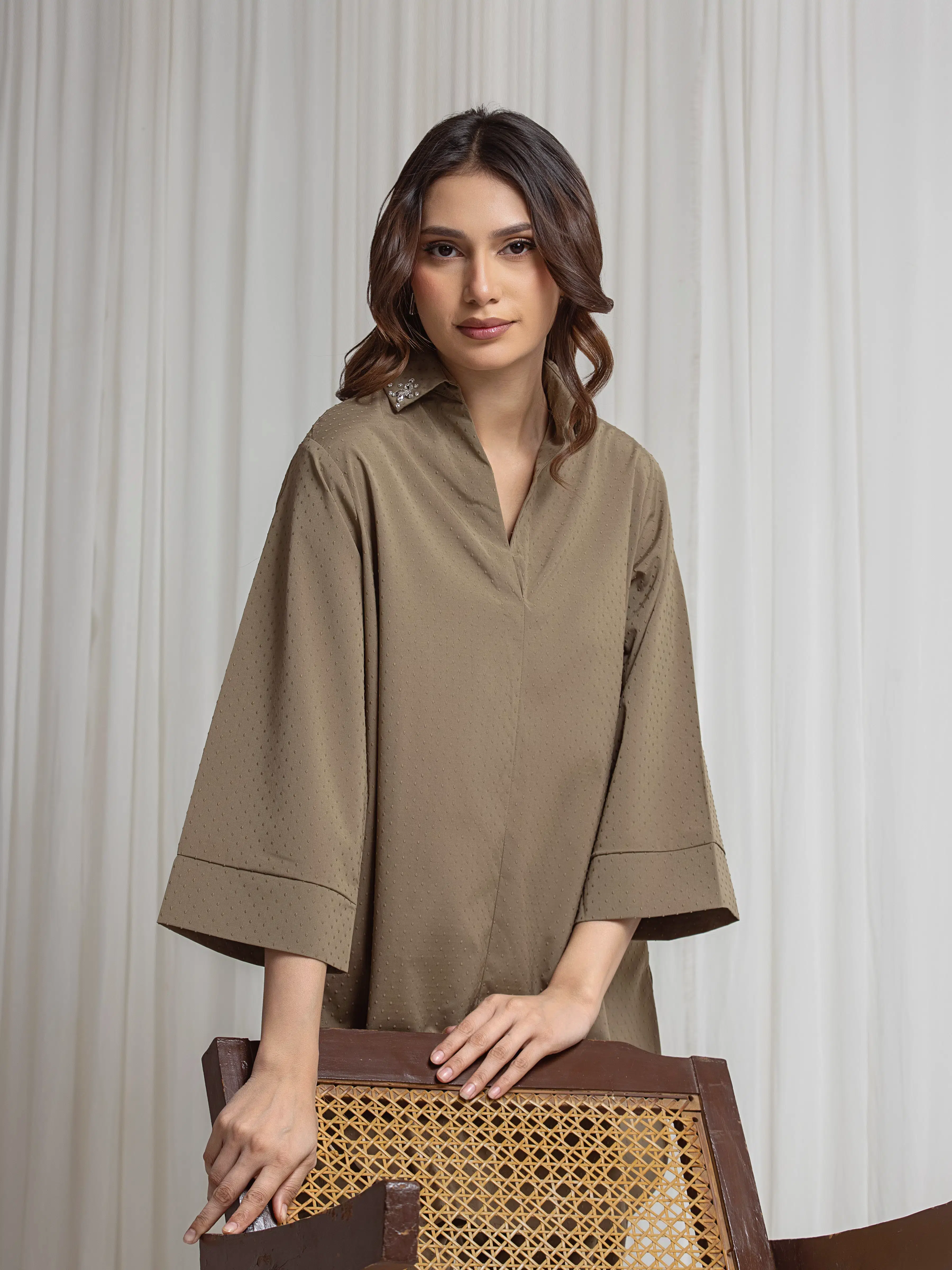 Solid Co-Ord Set - EWTKS6-86251ST - Image 2