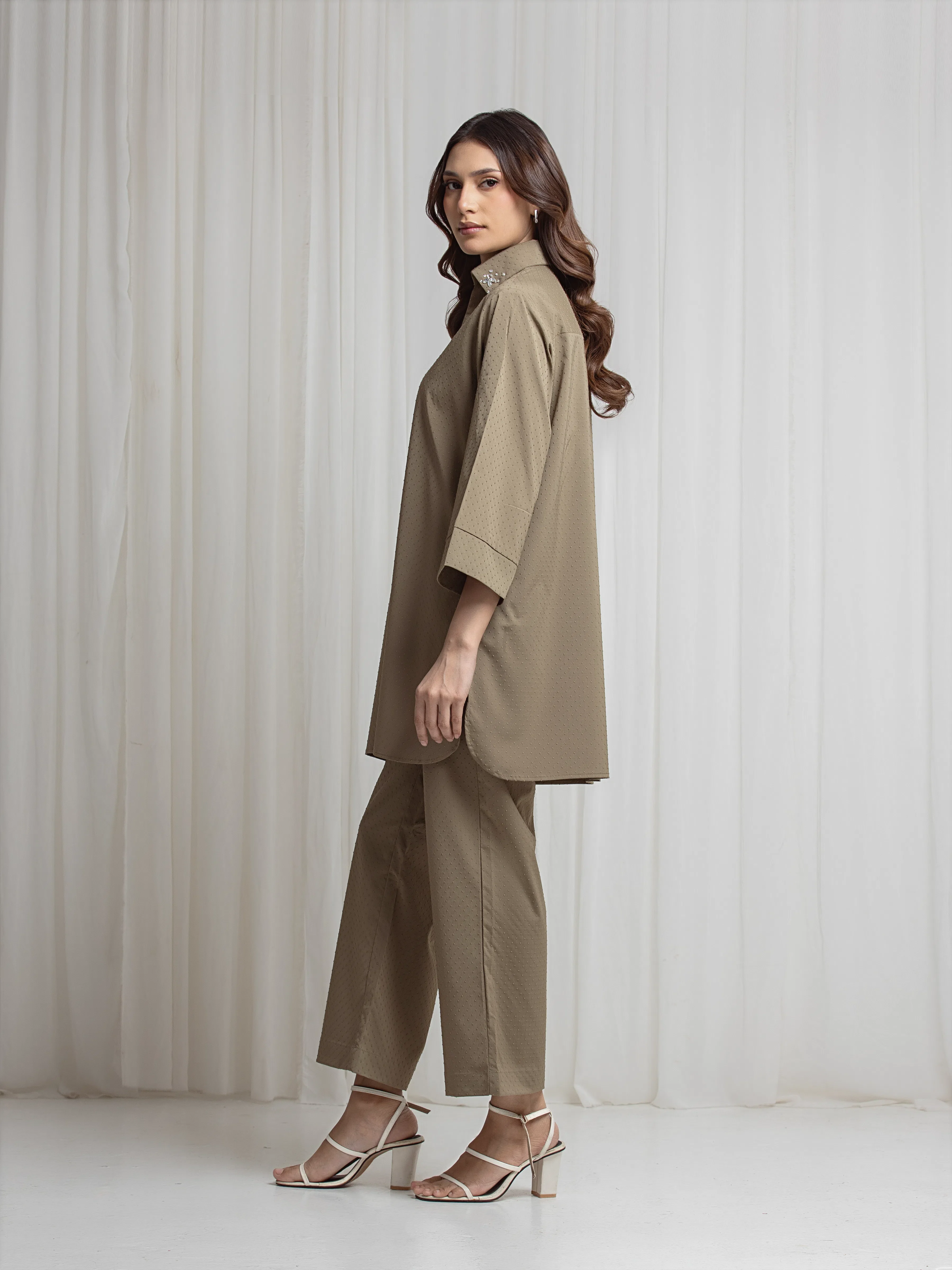 Solid Co-Ord Set - EWTKS6-86251ST - Image 5