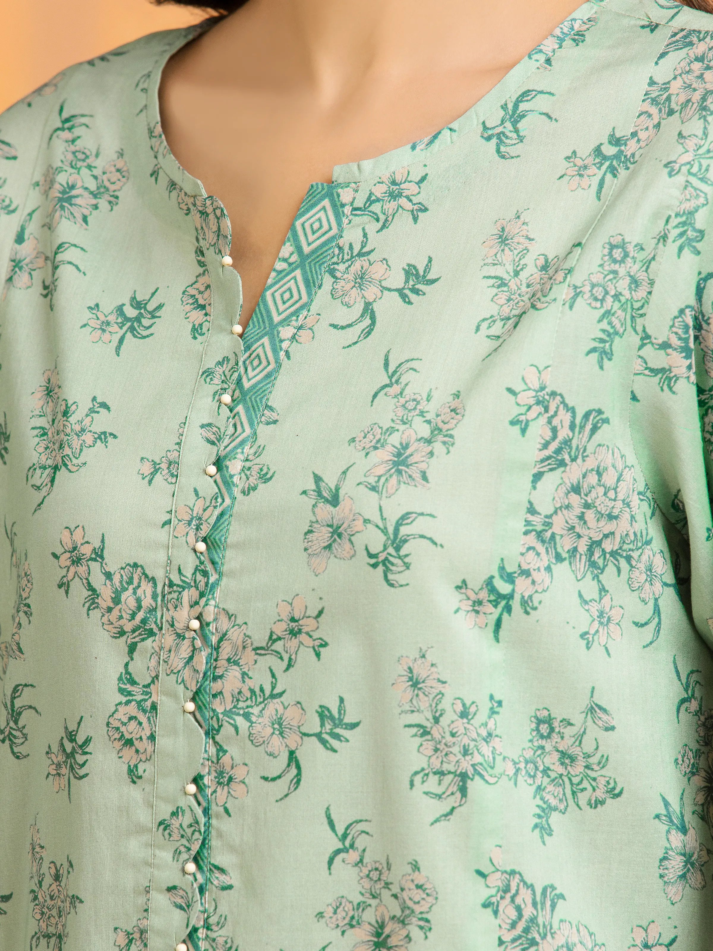 Printed Lawn Shirt Trouser - EWU6A1-36506ST - Image 3
