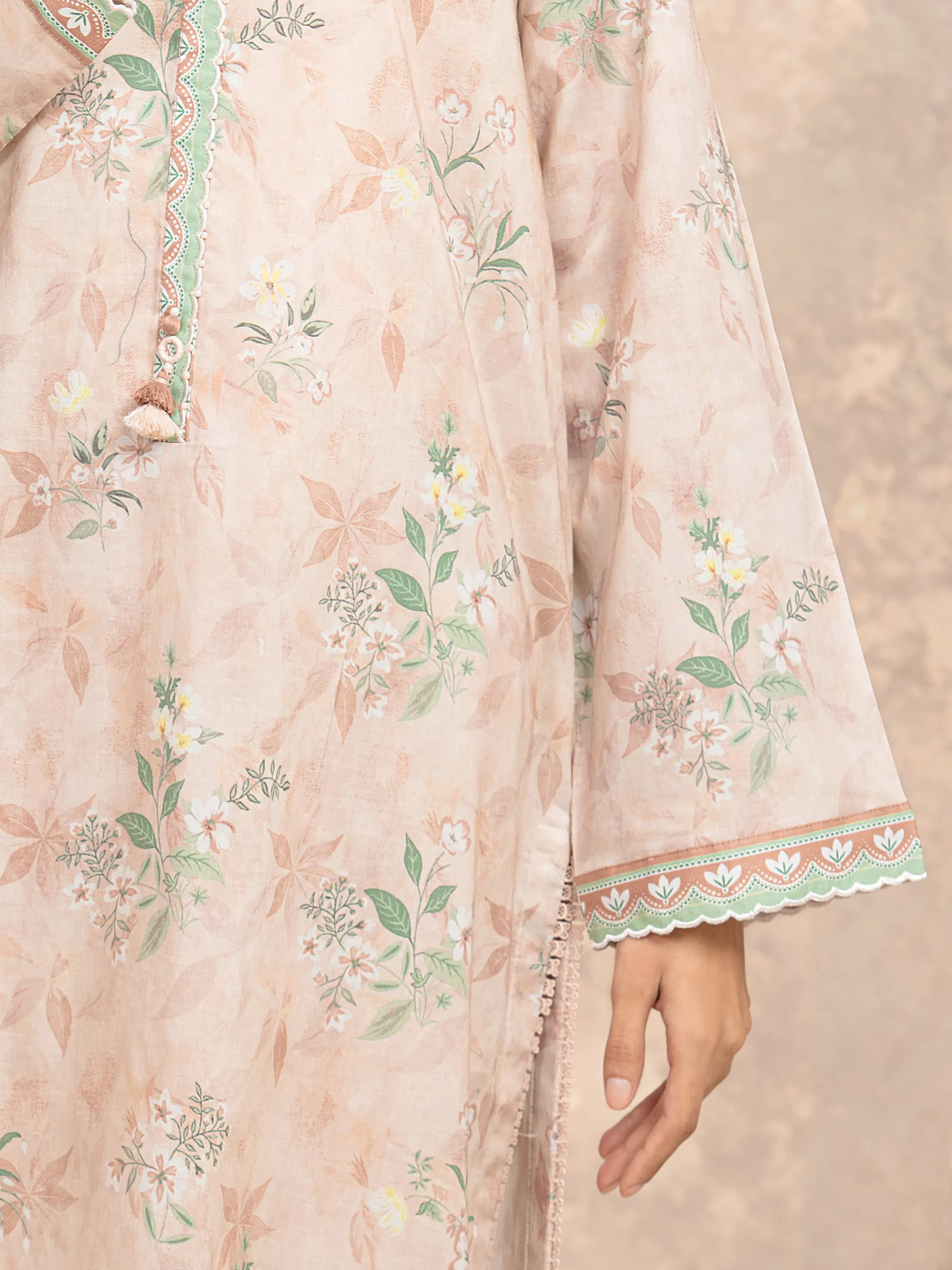 Printed Lawn Suit - EWU6A1-36516-3P - Image 3