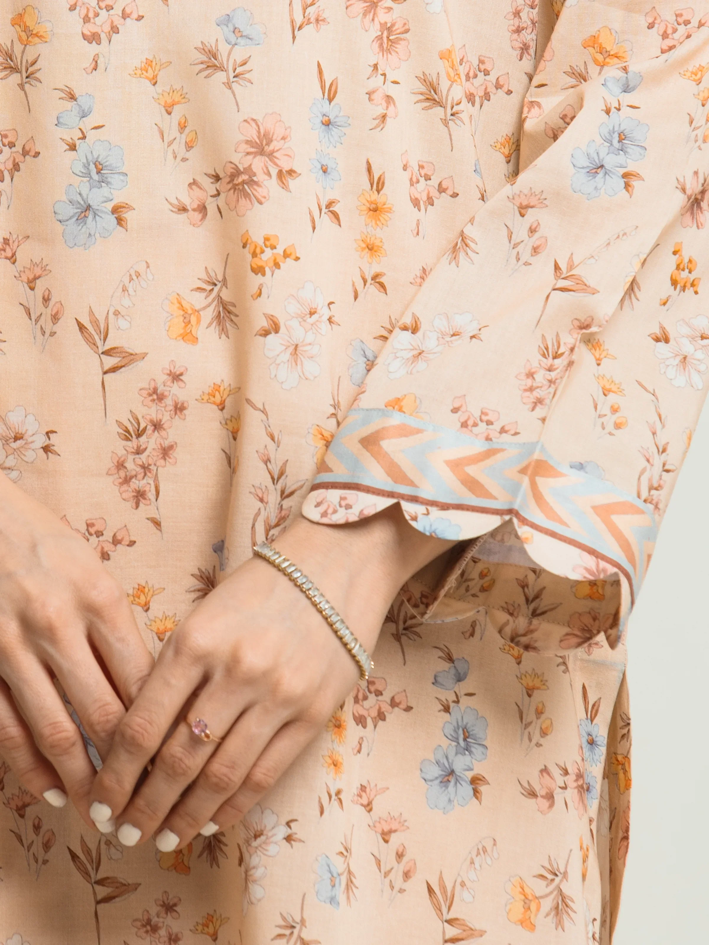 Printed Lawn Shirt Trouser - EWU6A1-36560ST - Image 4