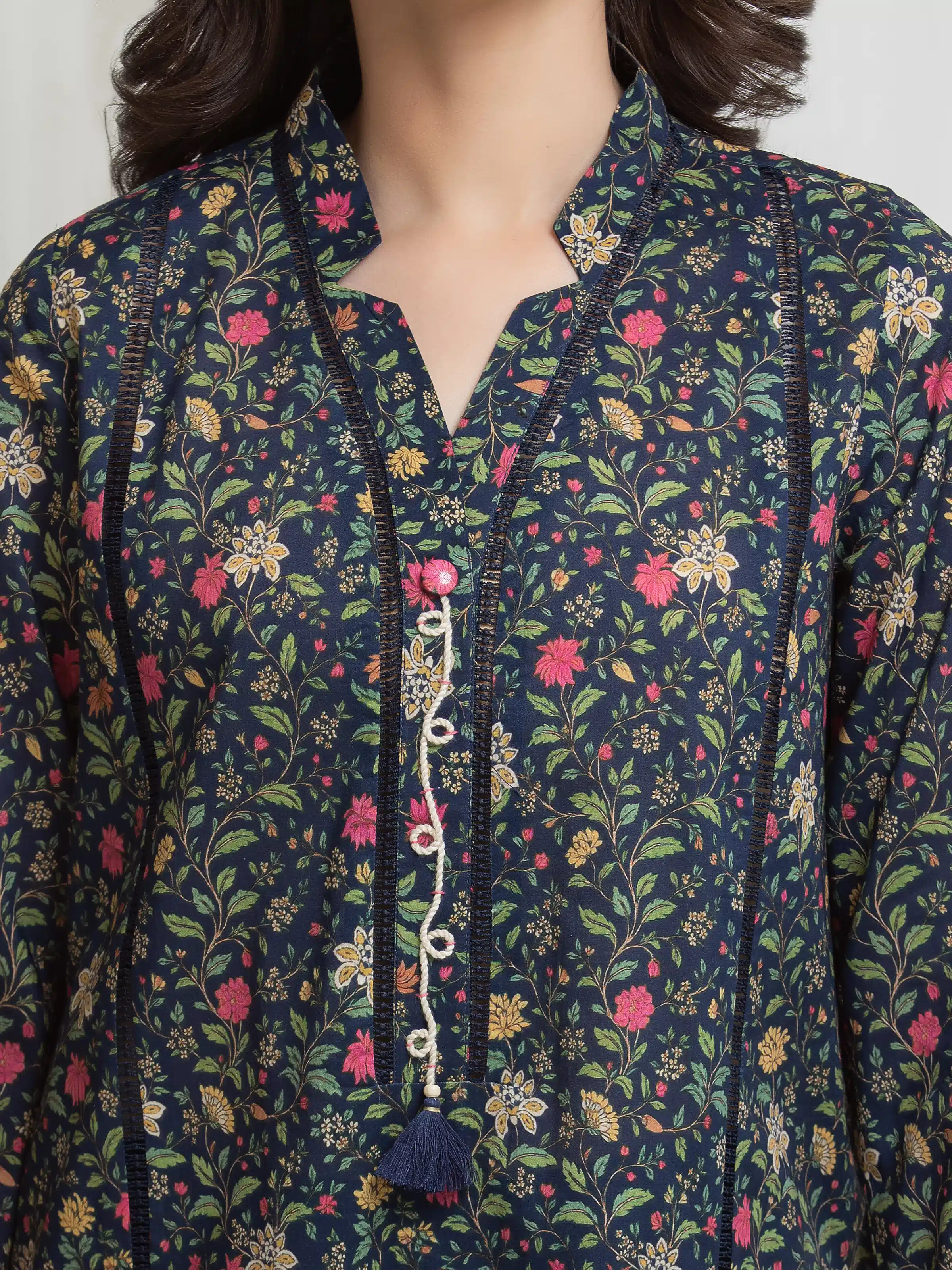 Printed Lawn Suit - EWU6A1-36714-3P - Image 2