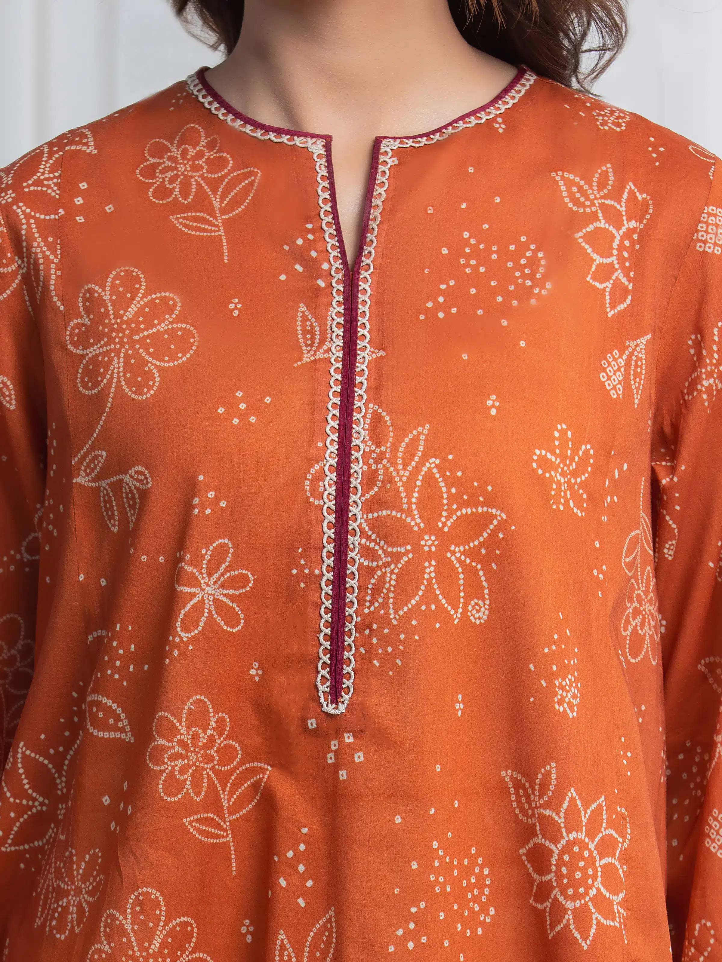 Printed Lawn Suit - EWU6A1-36868-3P - Image 3