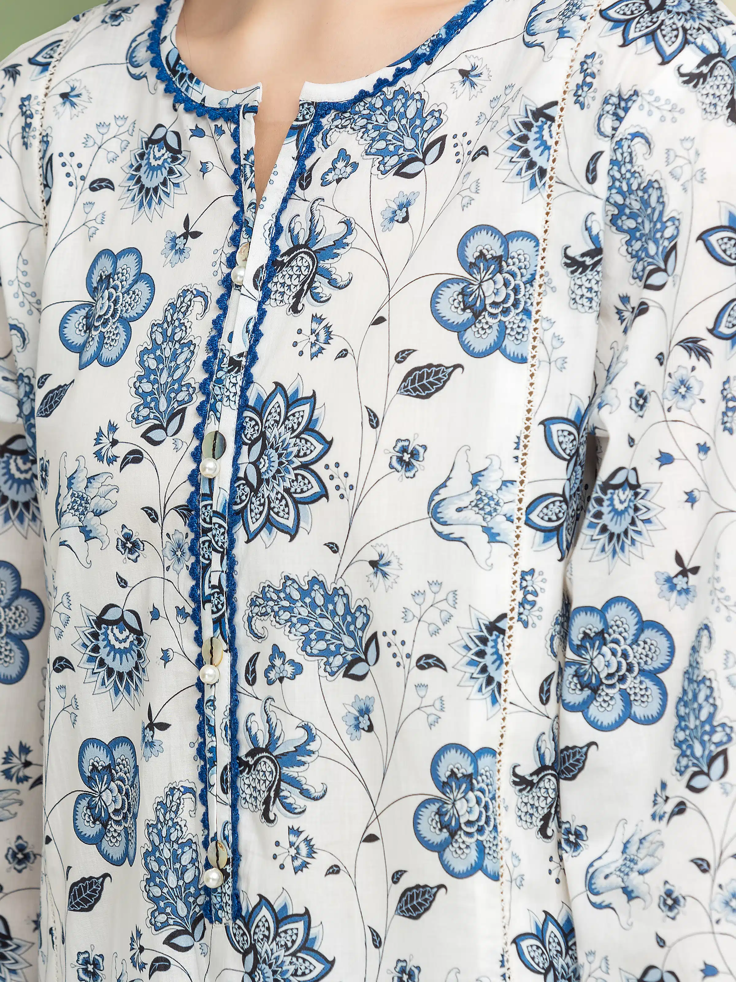 Printed Lawn Shirt Trouser - EWU5A1-35603ST - Image 4
