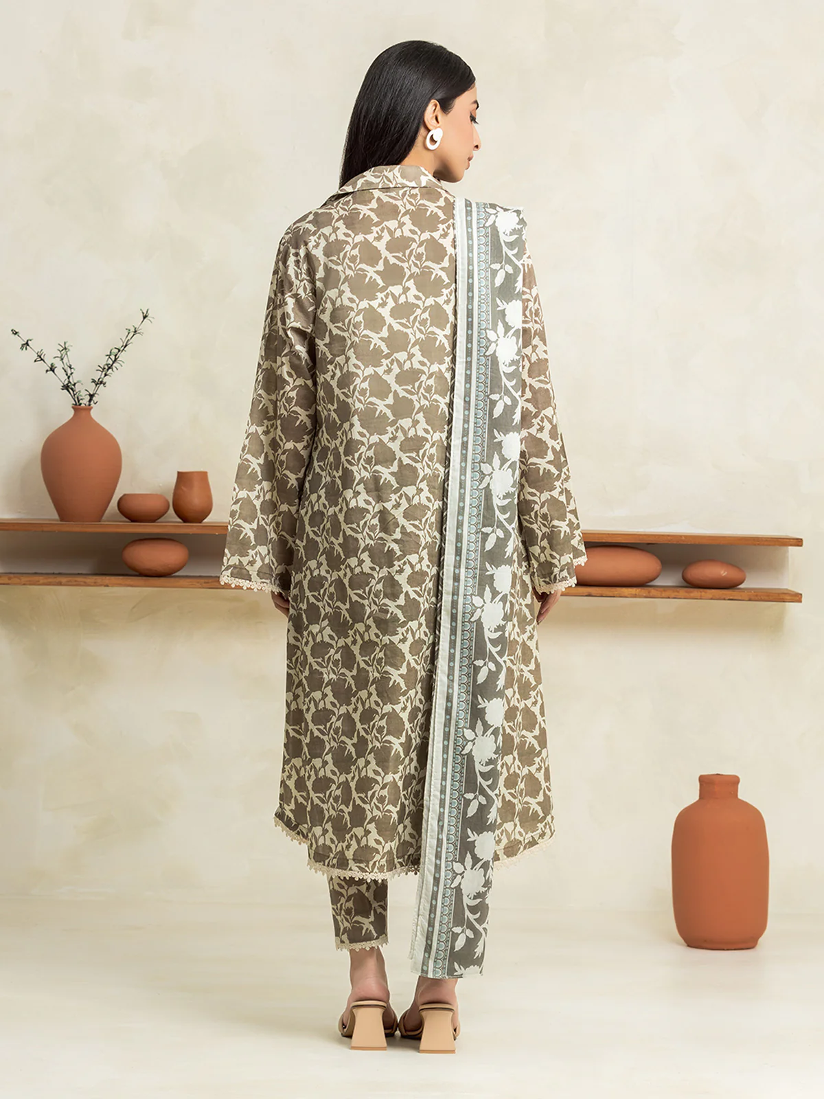 Printed Cambric Shirt Trouser - EWU24A2-29026ST - Image 5