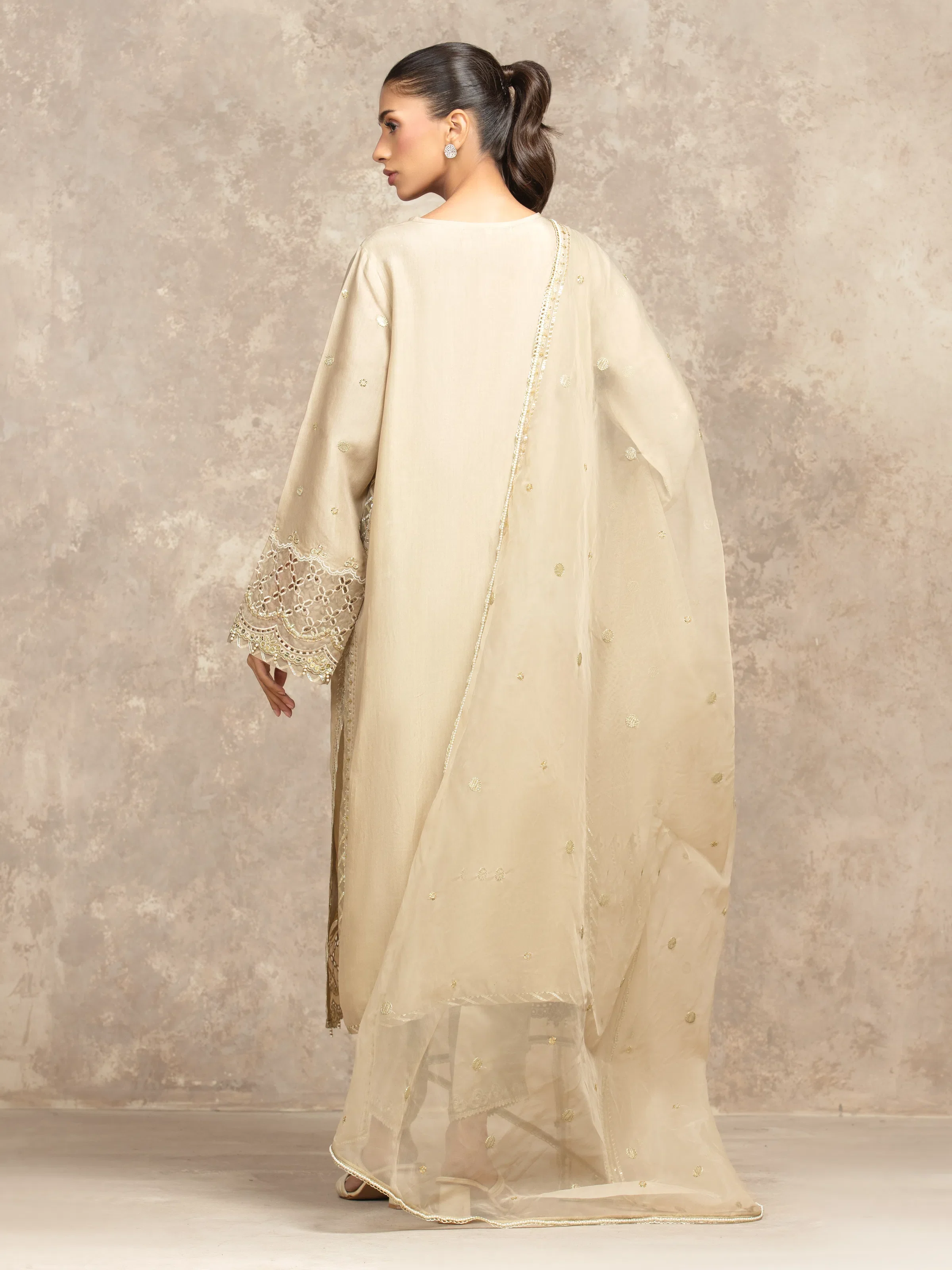 Embroidered Viscose Suit - EWU5V19-32046-3P - Image 6