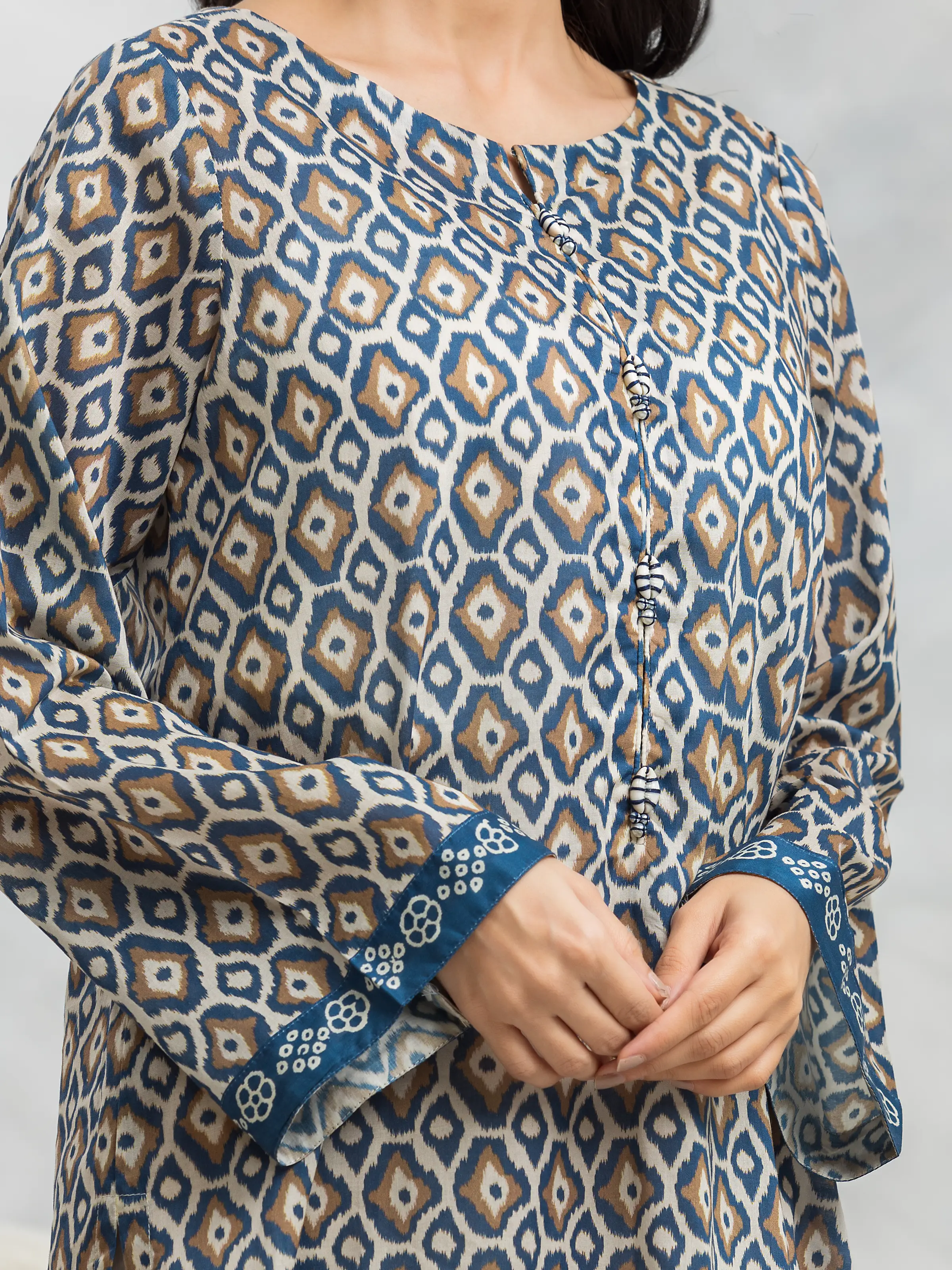 Printed Khaddar Suit - EWU24A3-28143-3P - Image 5