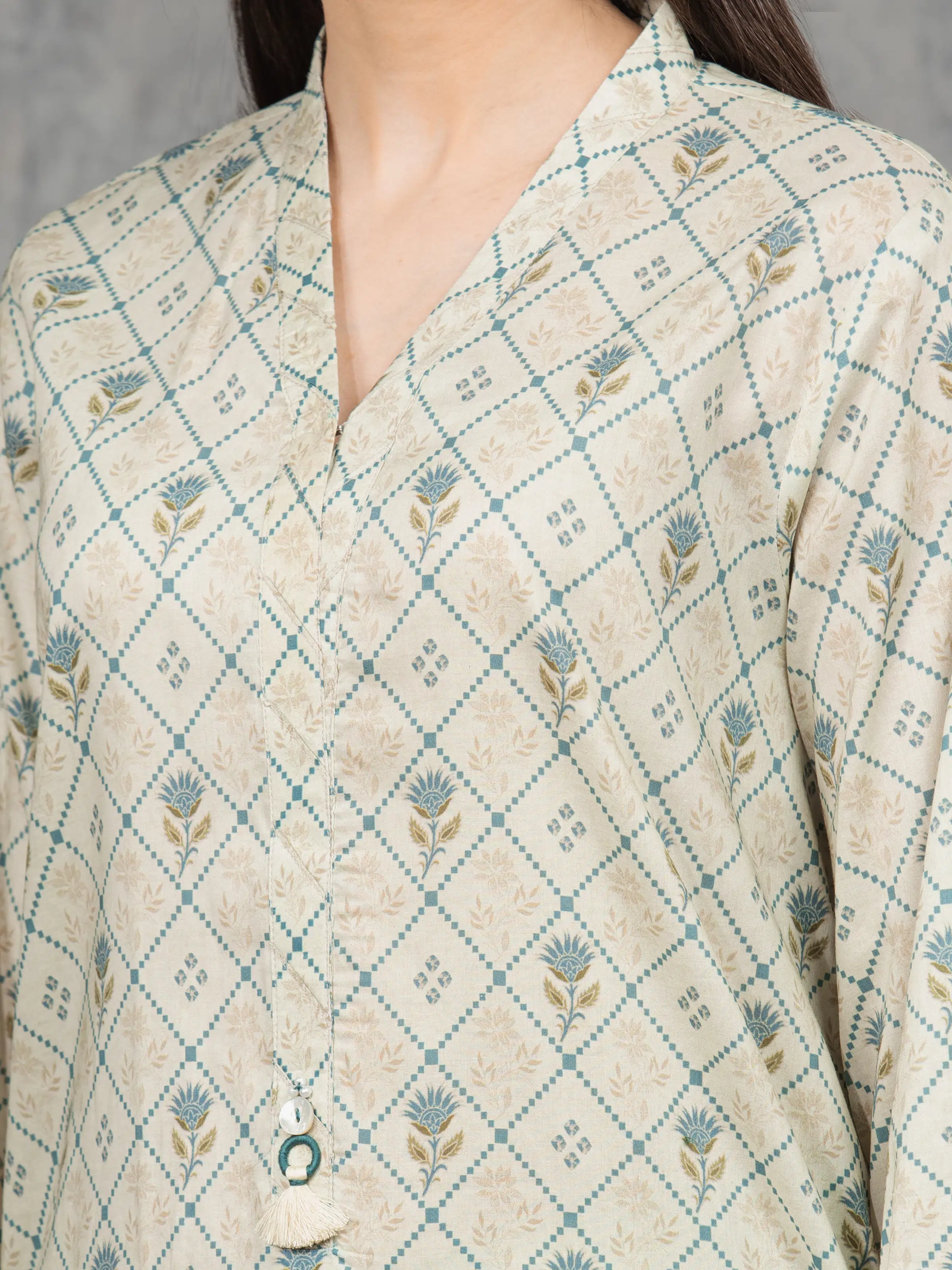 Printed Cambric Suit - EWU5A2-35846-3P - Image 3