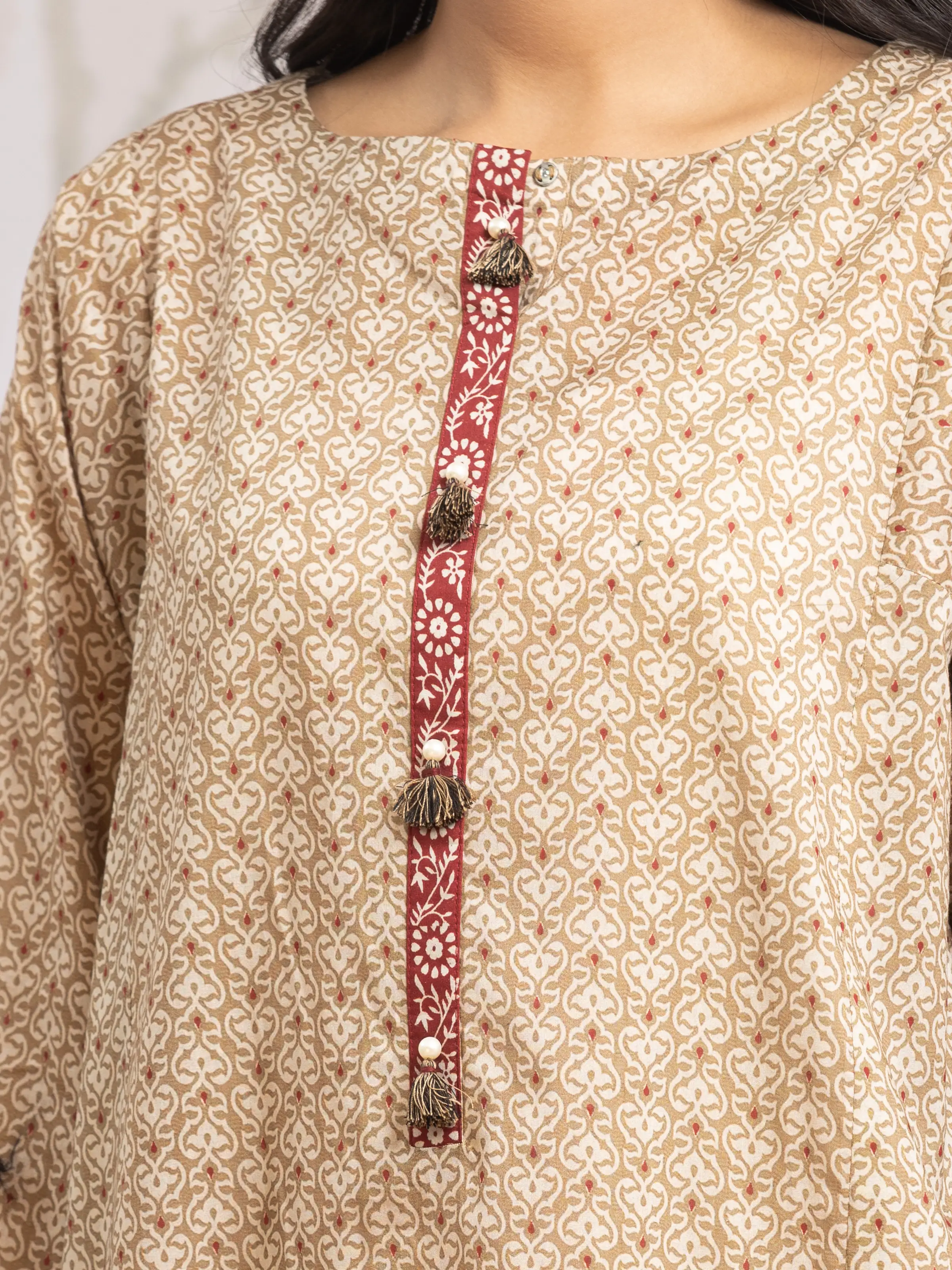 Printed Khaddar Suit - EWU24M2-187 - Image 4