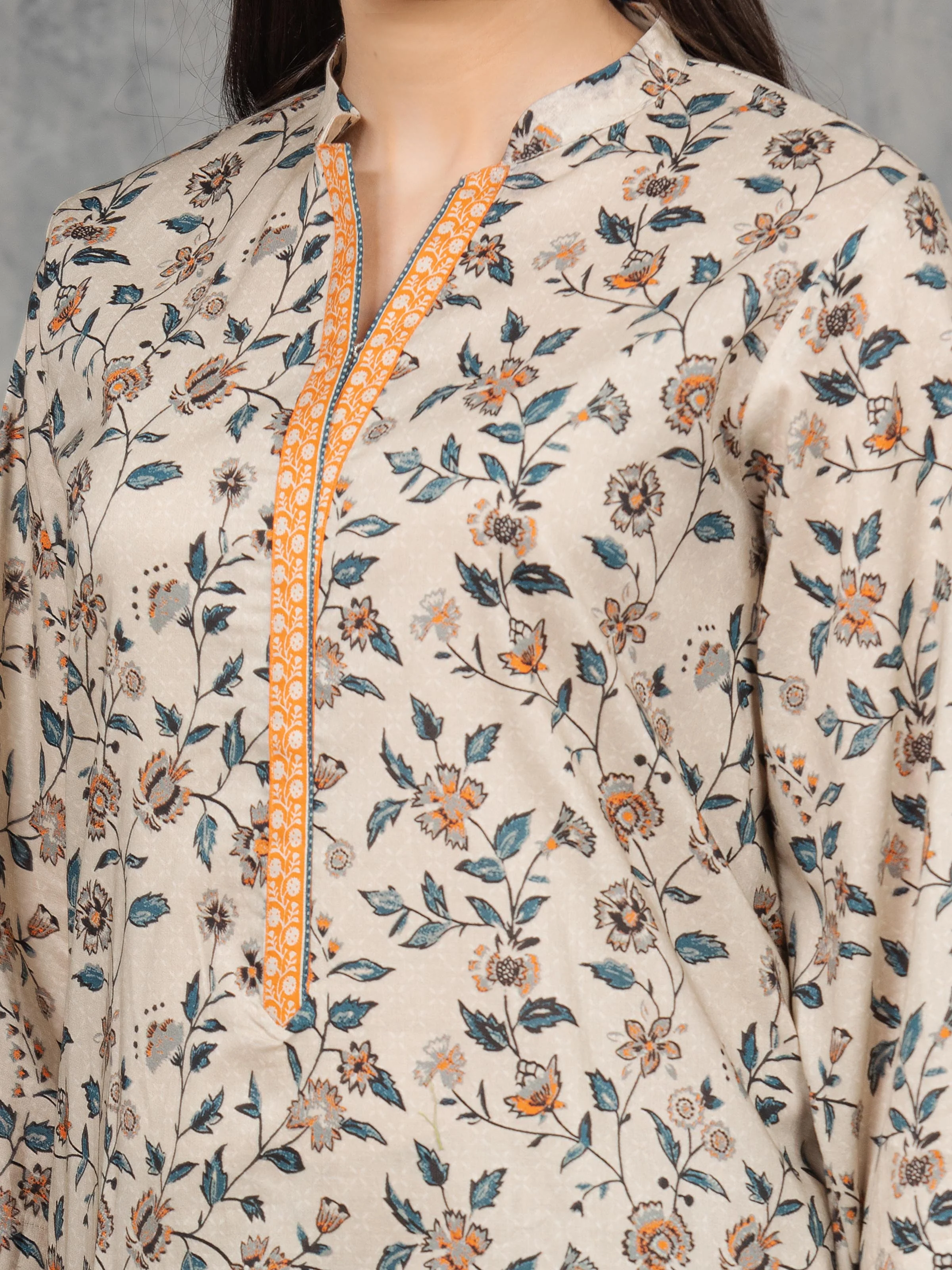 Printed Khaddar Suit - EWU5A3-36091-3P - Image 3